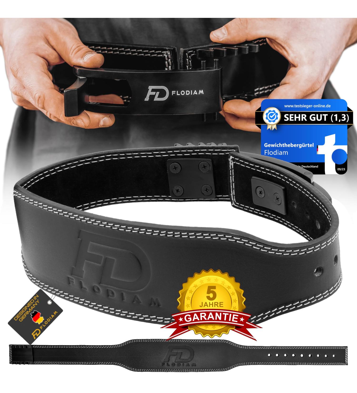 Premium Floodiam Weight Lifting Belt for Men & Women | Quick Adjustment Real Leather Gym Belt | Perfect for Weightlifting & Bodybuilding | Shop Now! - Buy Online on SooperMarket.com