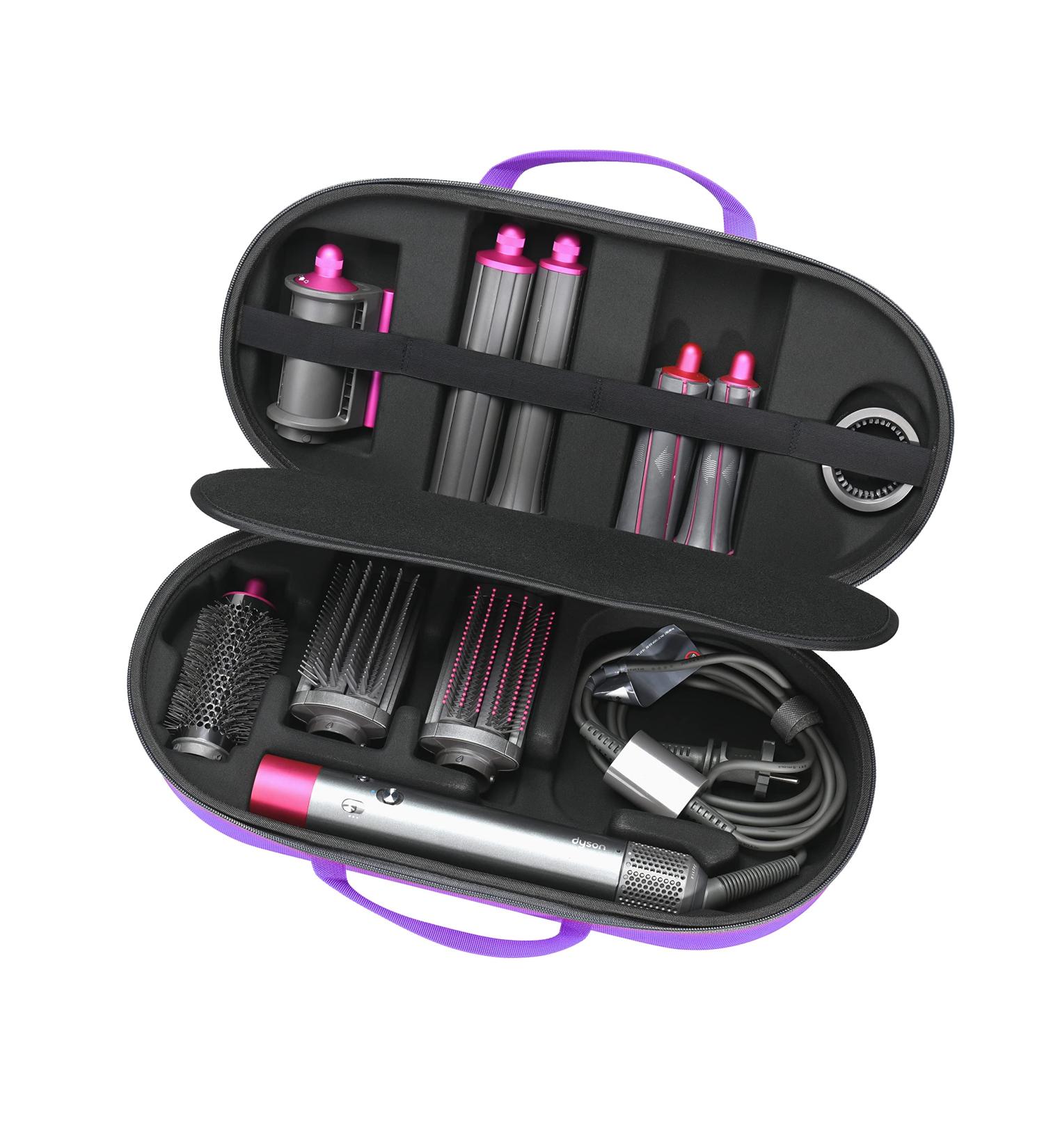 RLSOCO Hard Case for Dyson Airwrap/New Dyson Airwrap Multi- Styler Complete & Complete Long HS05 HS01-Fits for 4pcs Long Barrels or Short Barrels - Purple (Case only Hair Styler is not Included) - Buy Online on SooperMarket.com