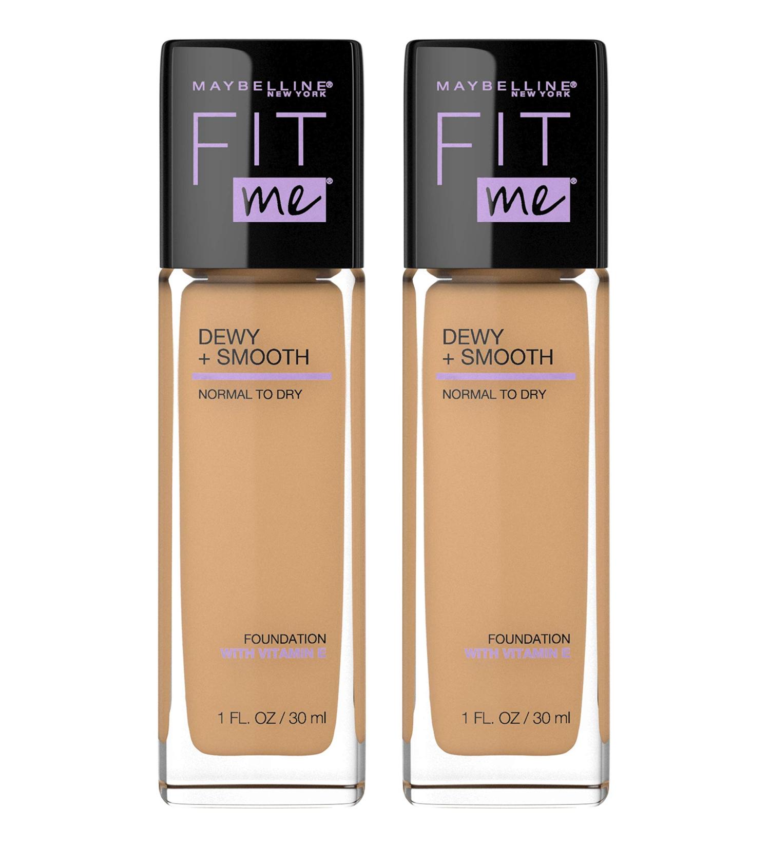 Maybelline Fit Me Dewy + Smooth Foundation 2-Pack - 228 Soft Tan - Buy Online on SooperMarket.com