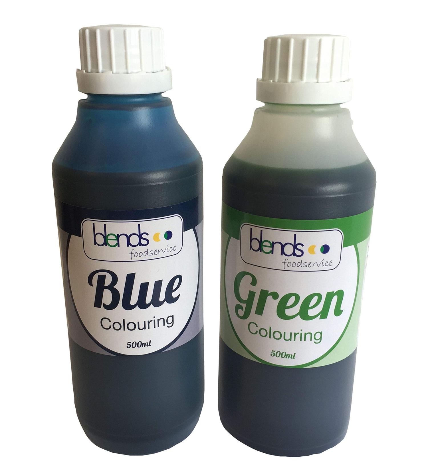 Blends Green Food Colouring - 1x500ml