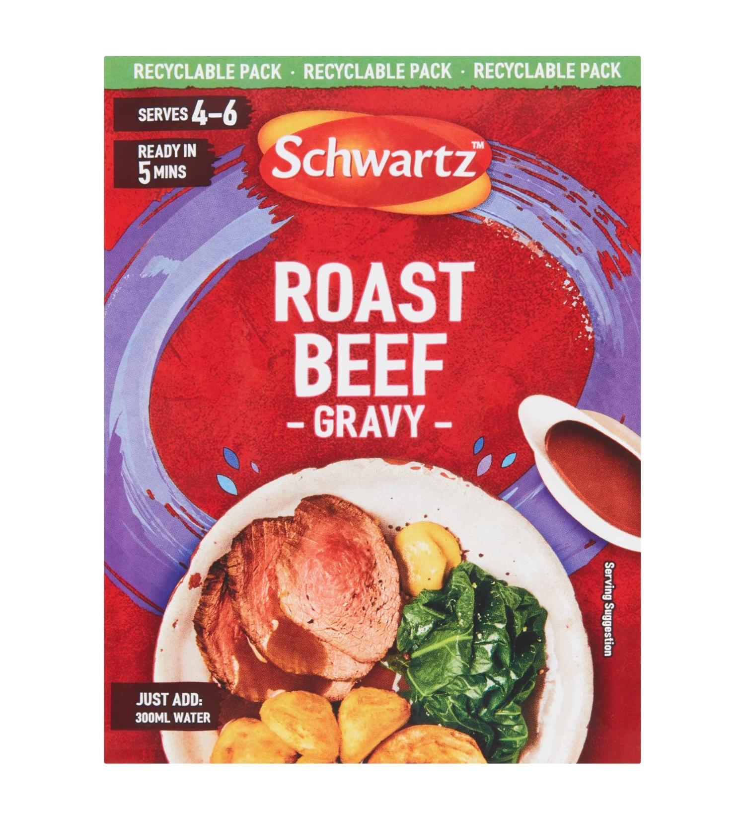 Schwartz Classic Roast Beef Gravy Mix 27g - Buy Online on SooperMarket.com