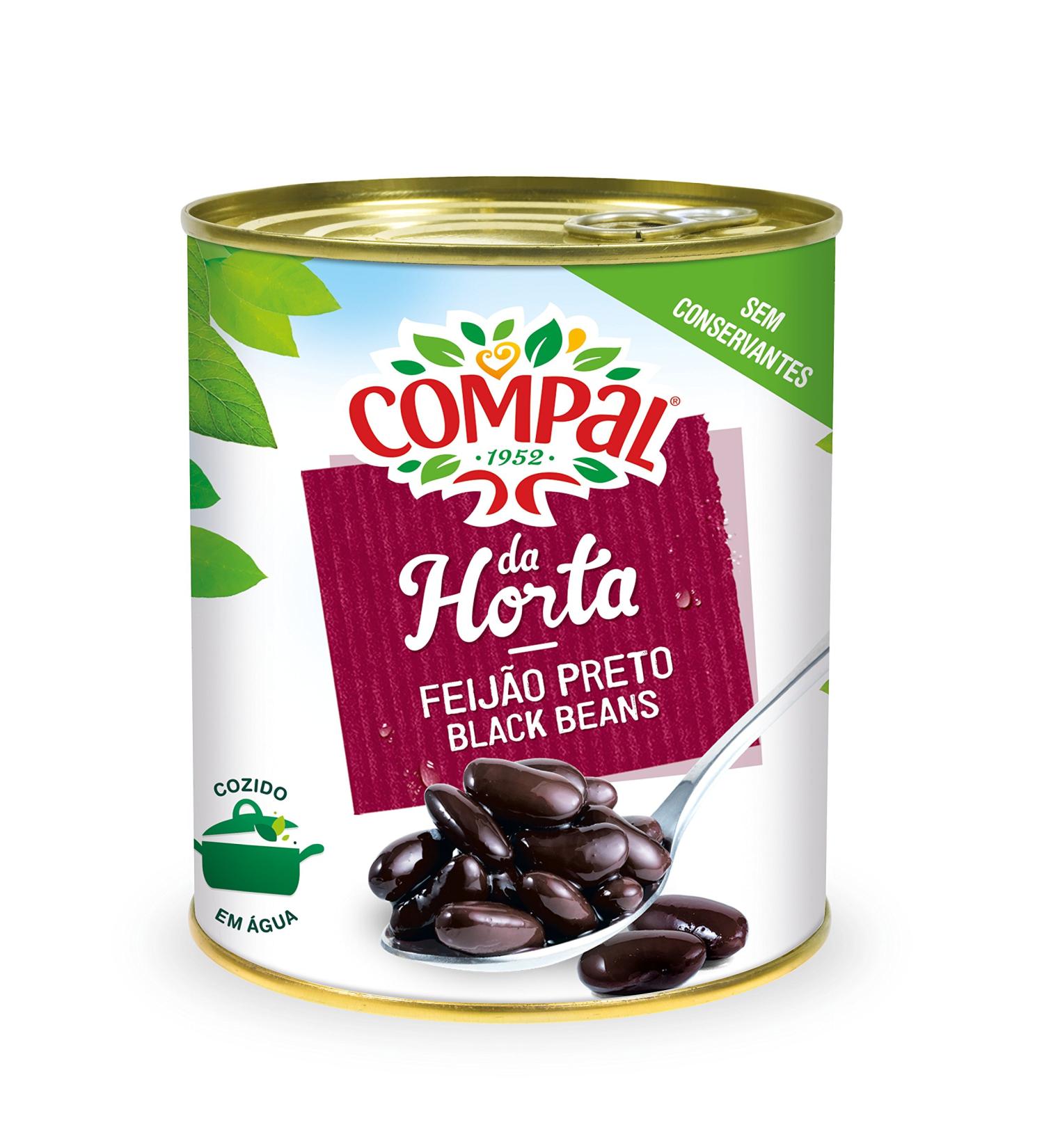 Compal Boiled Black Beans 845 g