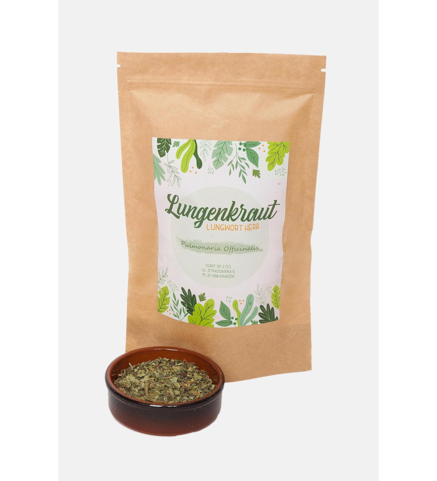 IGART Lungwort 1000g 1kg | Lungwort Herb | Pulmonaria Officinalis | Natural Healing Properties | Delicate Aroma and Sweet Taste | Rich in Health and Taste 1.00 kg (Pack of 1) - Buy Online on SooperMarket.com