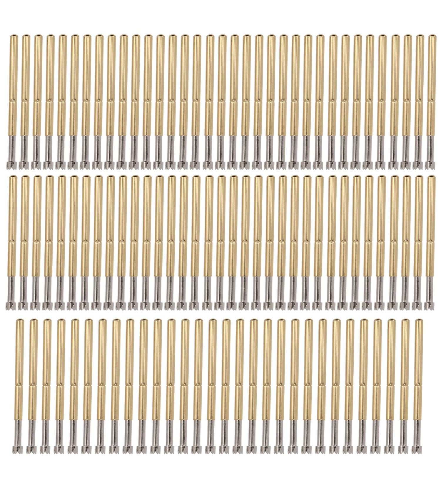 100Pcs Spring Probe 2mm 4 Claws Brass Spring Loaded Contact Pins Test Probe Hardware Tool P125-Q for Solder Joints Solder Pads Test Tools Strong Versatility - Buy Online on SooperMarket.com