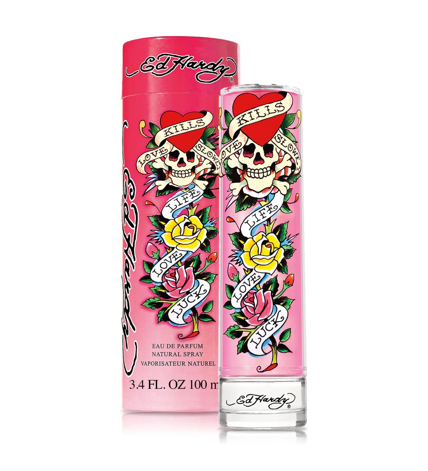 Ed Hardy Women's Perfume by Christian Audigier - Eau De Parfum 3.4 Fl Oz - Buy Online on SooperMarket.com