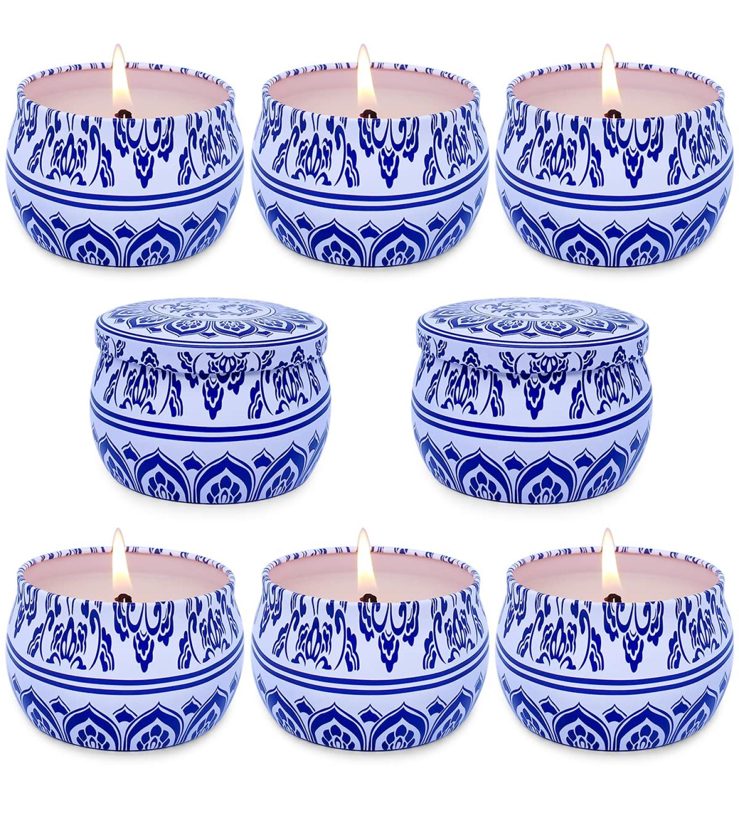 Outdoor Citronella Candles 4.4oz Natural Soy Wax Candles for Patio Porch in Summer  Pack of 8 8 x 4.4oz Citronella - Buy Online on SooperMarket.com