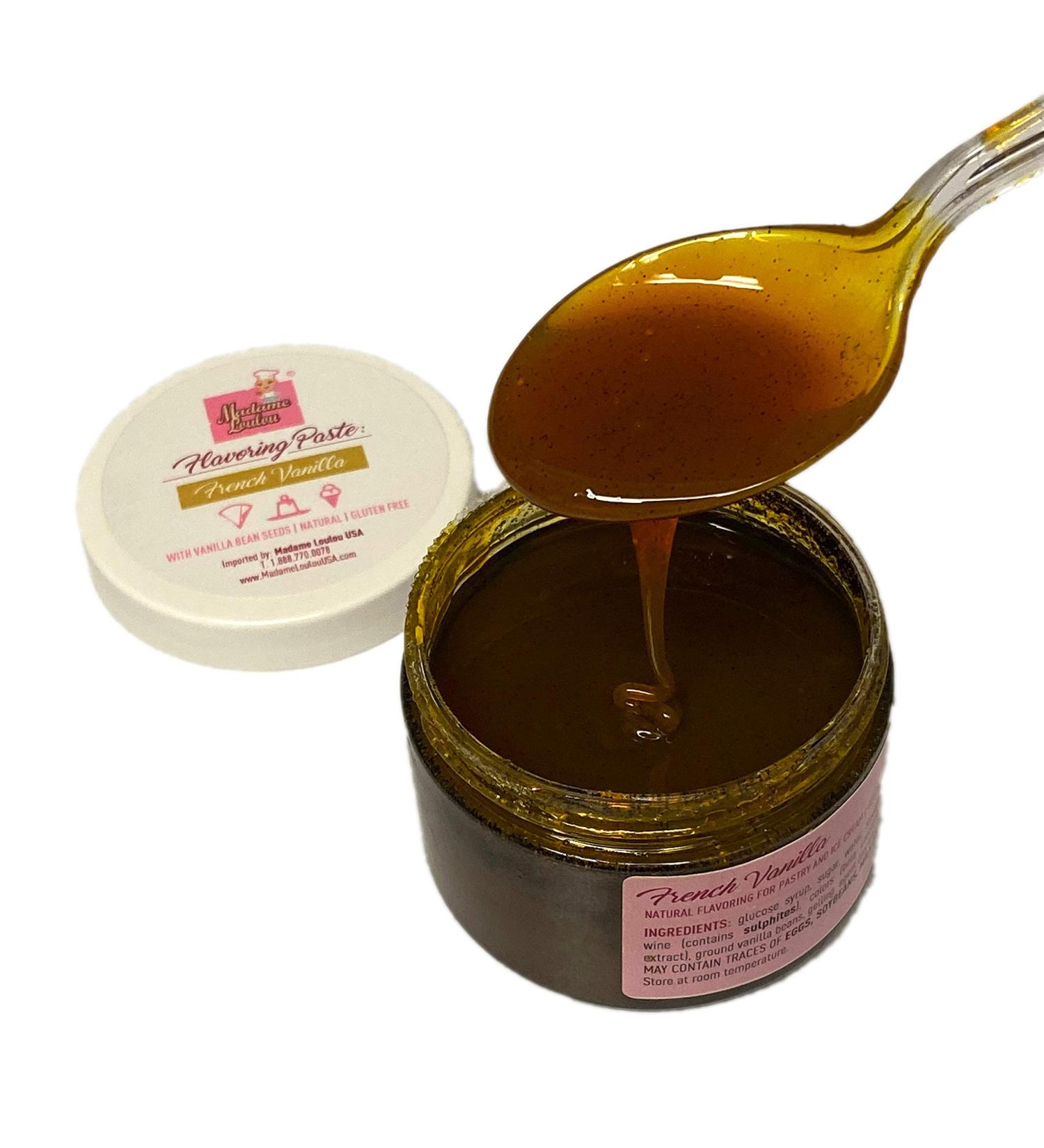 Madame Loulou 7oz (200g) French Vanilla Bean Paste pure & natural flavoring for baking ice cream and more made with real vanilla and not extract (200g - 7oz 1) 7 Ounce (Pack of 1) 7 - Buy Online on SooperMarket.com