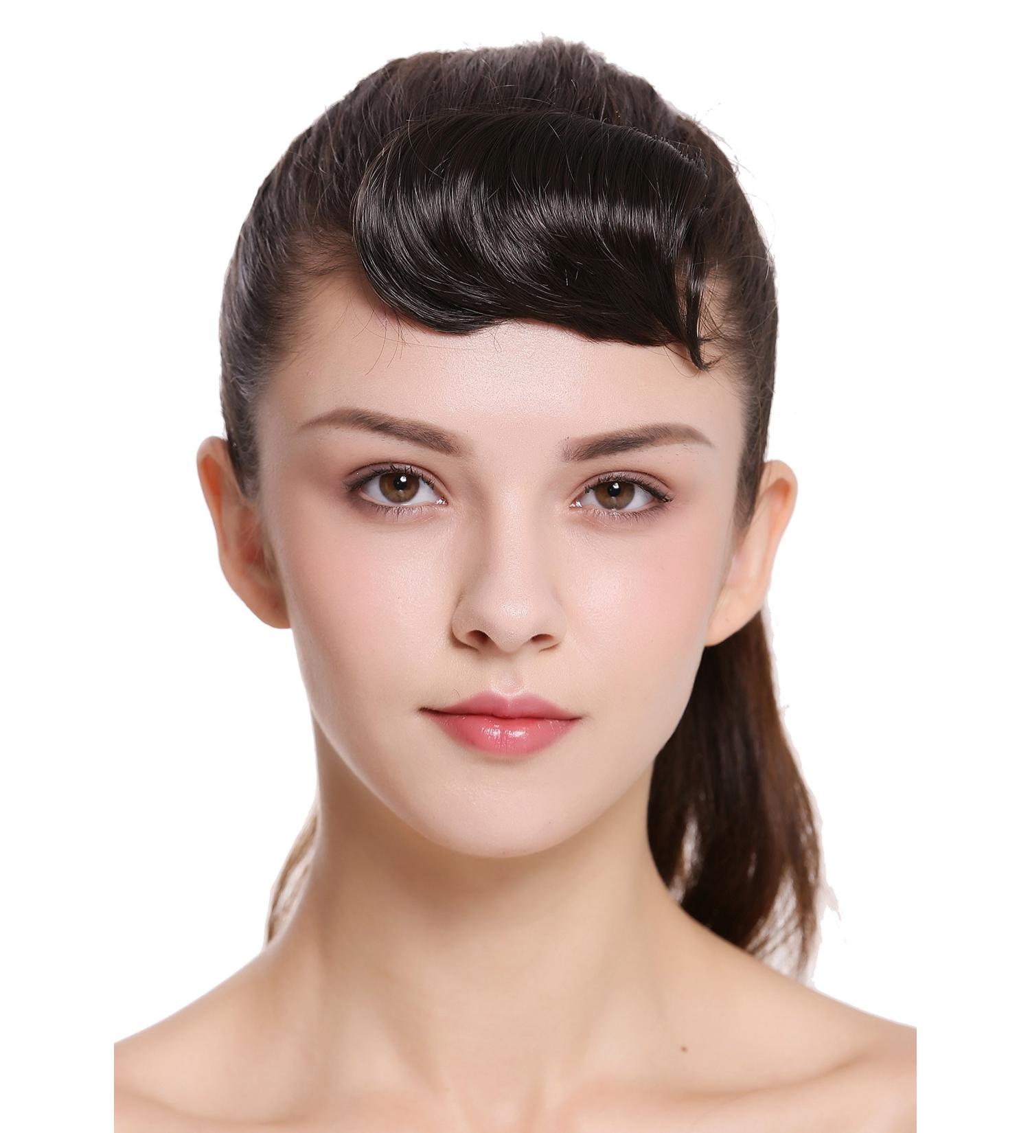 Buy WIG ME UP TYP-760-8 Clip-In Short Straight Curved Micro Bangs - Brown Hairpiece for a Stylish Look - Buy Online on SooperMarket.com