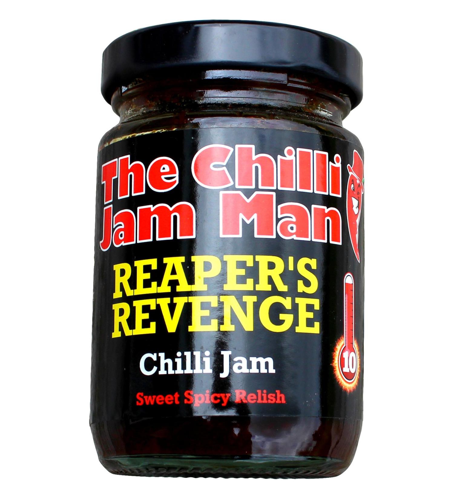 The Chilli Jam Man Heat-10 Reapers Revenge Jar 100g