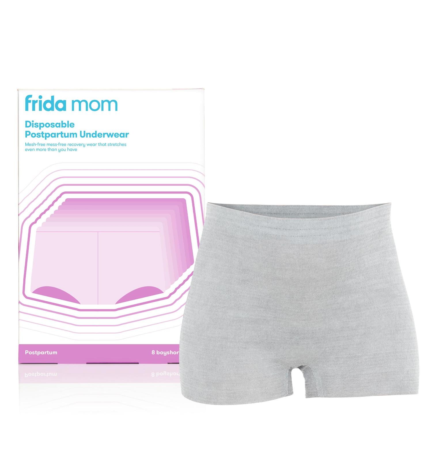 Frida Mom Disposable Postpartum Underwear Grey - Boyshort | Waist 70-107 cm | Grey - Buy Online on SooperMarket.com