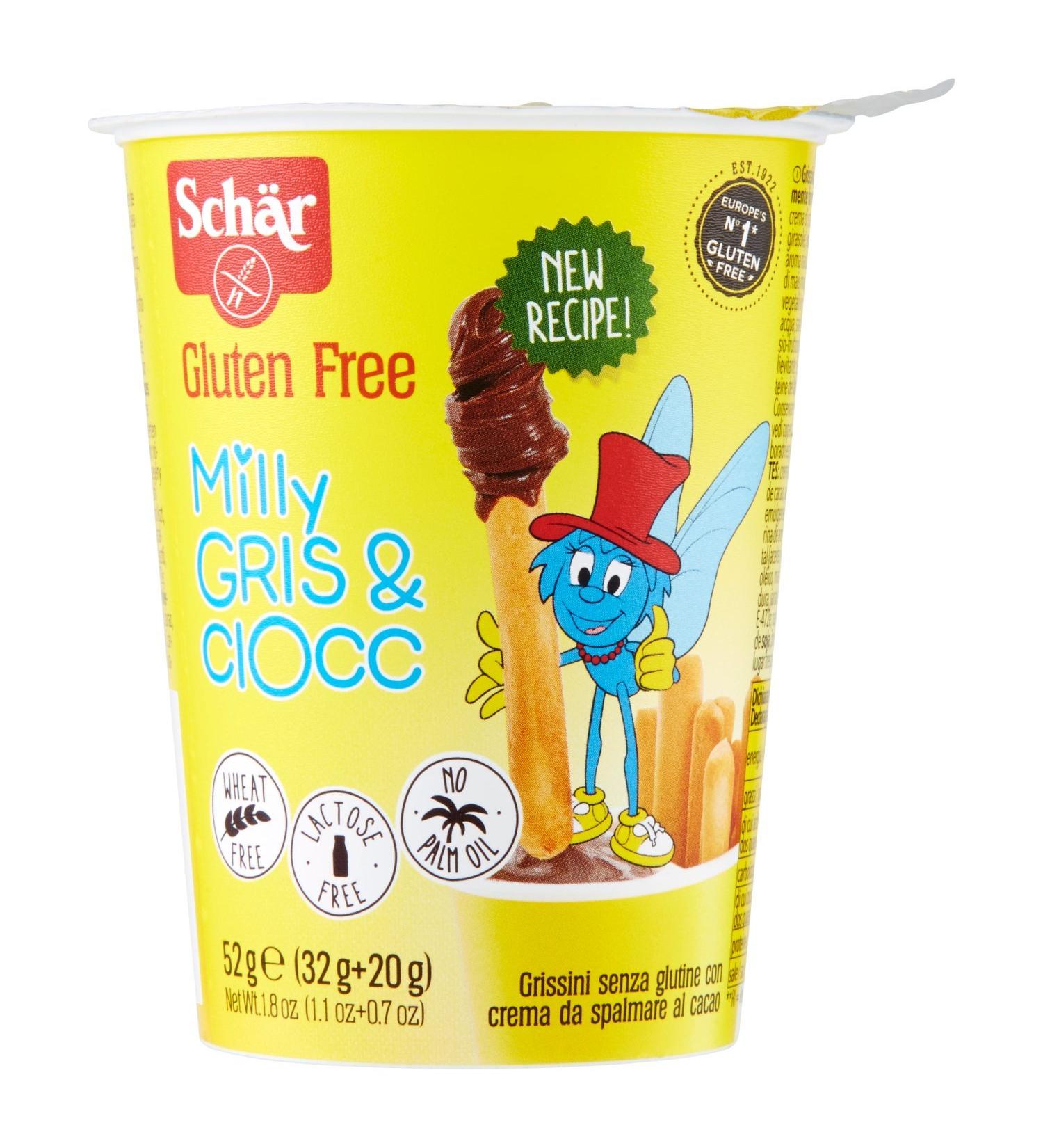 DR. SCHAR - CHOCOLATE GRISSINI MILLY 52gr - Buy Online on SooperMarket.com