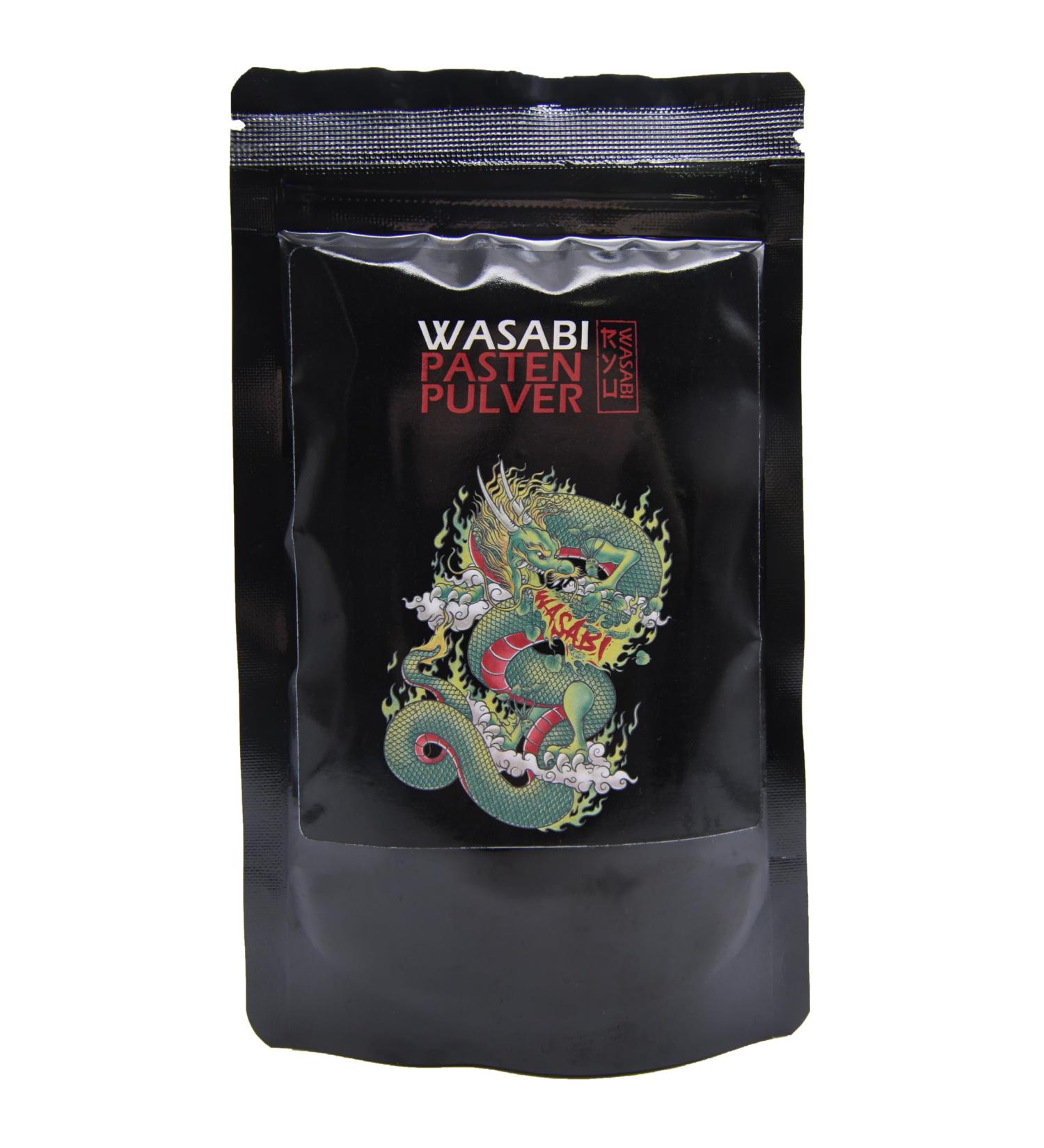 Ryu wasabi paste powder 50g - with 10 percent Wasabi from Austria - whether in the dip in the guacamole or too grilled - with Ryu it becomes spicy!