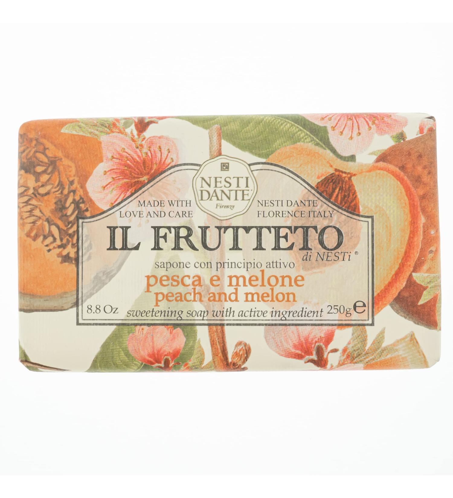 Nesti Dante Il Frutteto Sweetening Soap - Peach & Melon 8.8oz | Premium International Shipping - Buy Online on SooperMarket.com