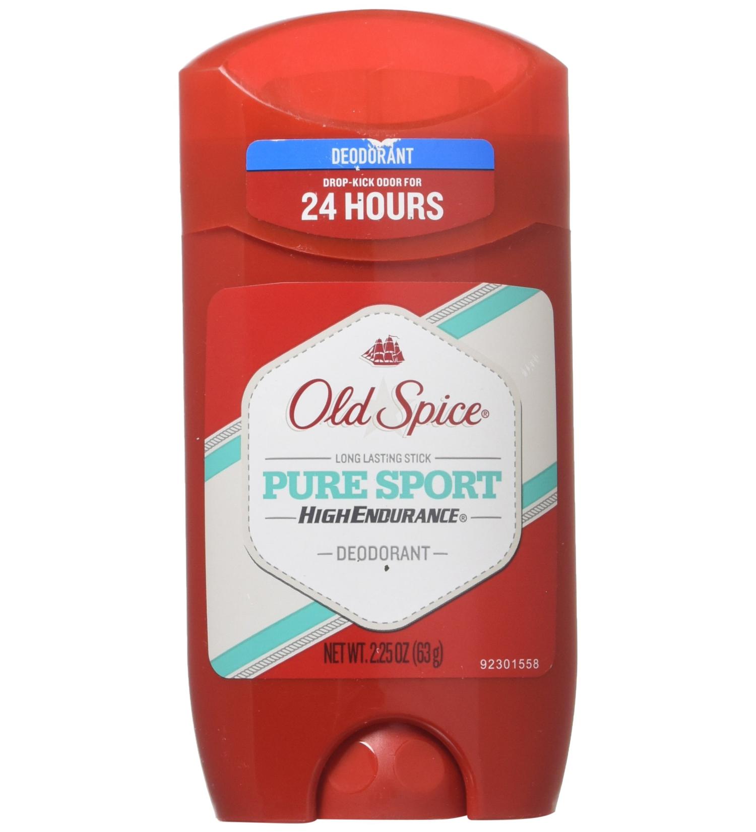 Old Spice Old Spice High Endurance Deodorant Long Lasting Stick Pure Sport Pure Sport 2.25 oz Pure Sport 1 Count (Pack of 1) - Buy Online on SooperMarket.com