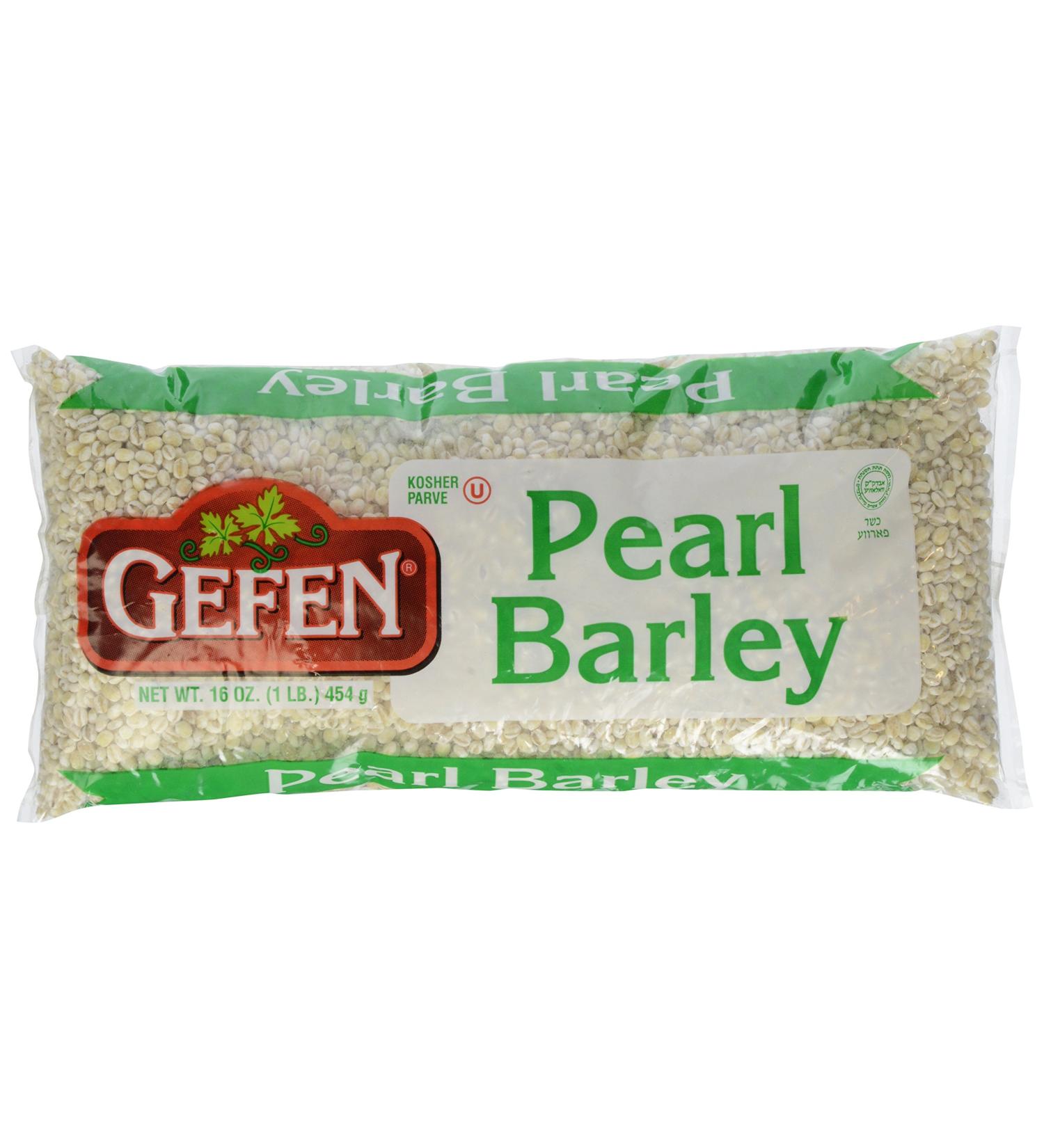 Gefen Pearl Barley 16 oz - Premium Quality Barley for Cooking and Baking | Shop Now - Buy Online on SooperMarket.com