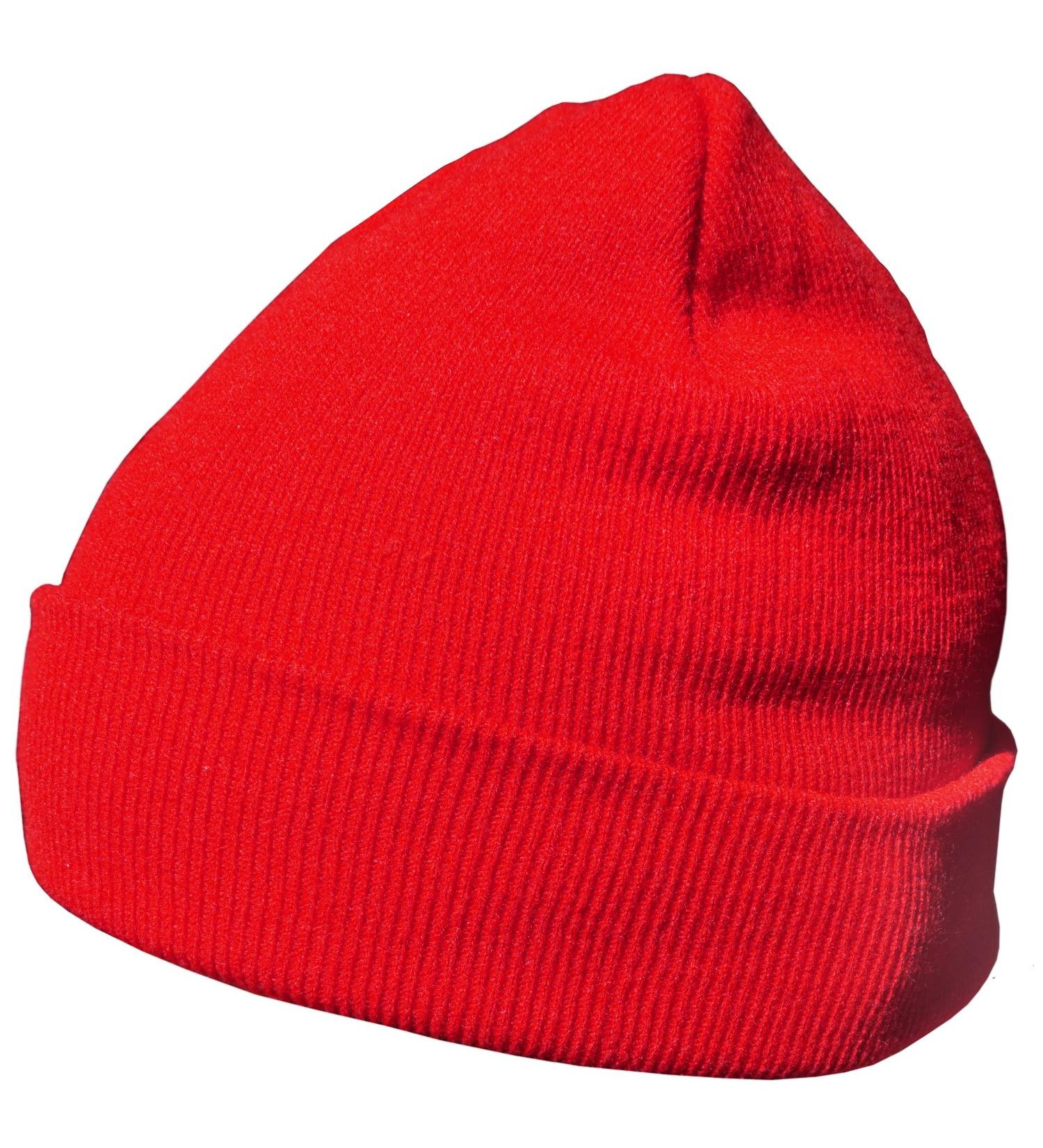 DonDon Beanie Hat - Classic Red Winter Hat for Men & Women | One Size Fits All - Buy Online on SooperMarket.com