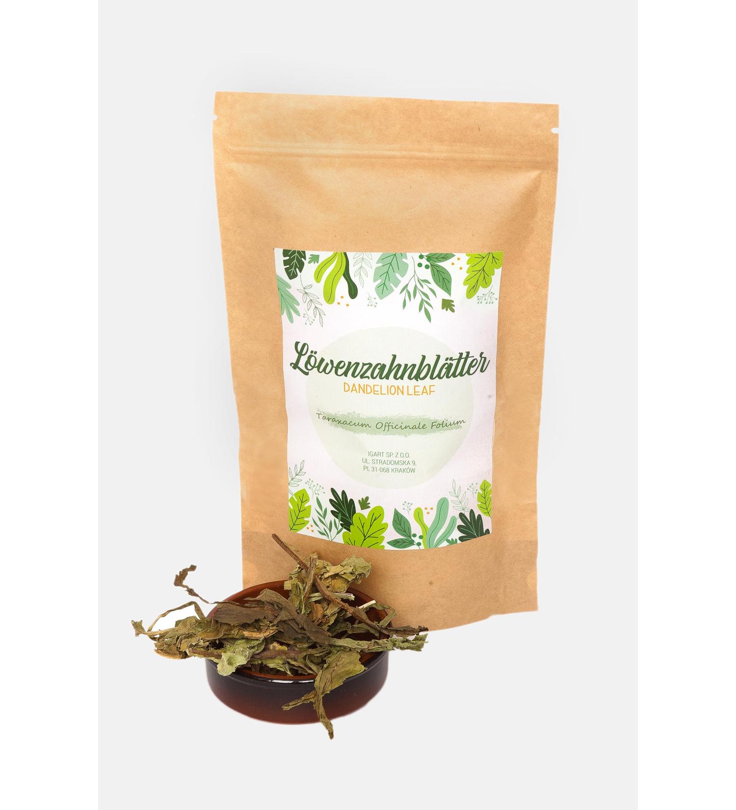 IGART Dandelion Leaf 1000g 1kg | Taraxacum Officinale Folium| 100% Whole Dandelion Leaves | Anti-inflammatory Properties | Vitality and Relaxation - Buy Online on SooperMarket.com