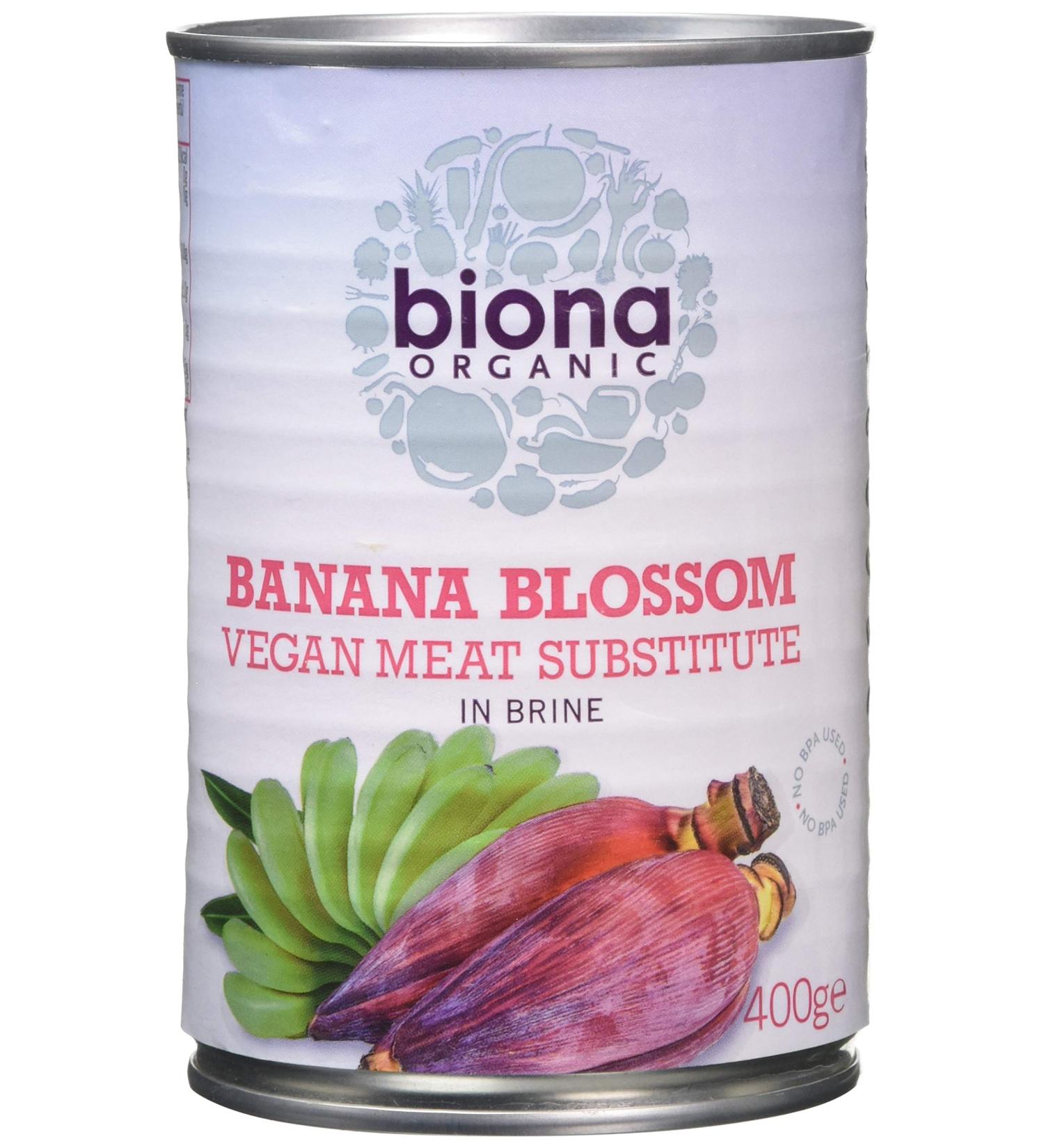 Biona Organic Banana Blossom in Salted Water 400g - Buy Online on SooperMarket.com