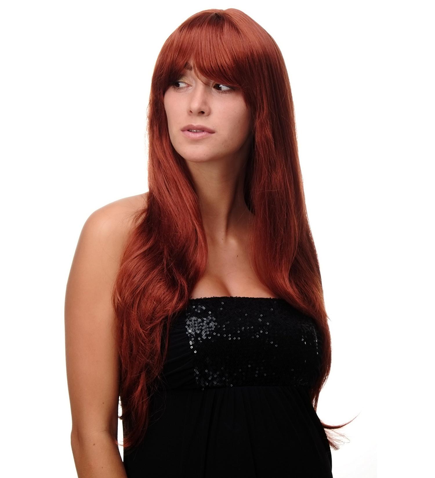 WIG ME UP - Long Red Copper Wig 70cm | Sexy Straight Hair | Ideal for Any Occasion - Buy Online on SooperMarket.com