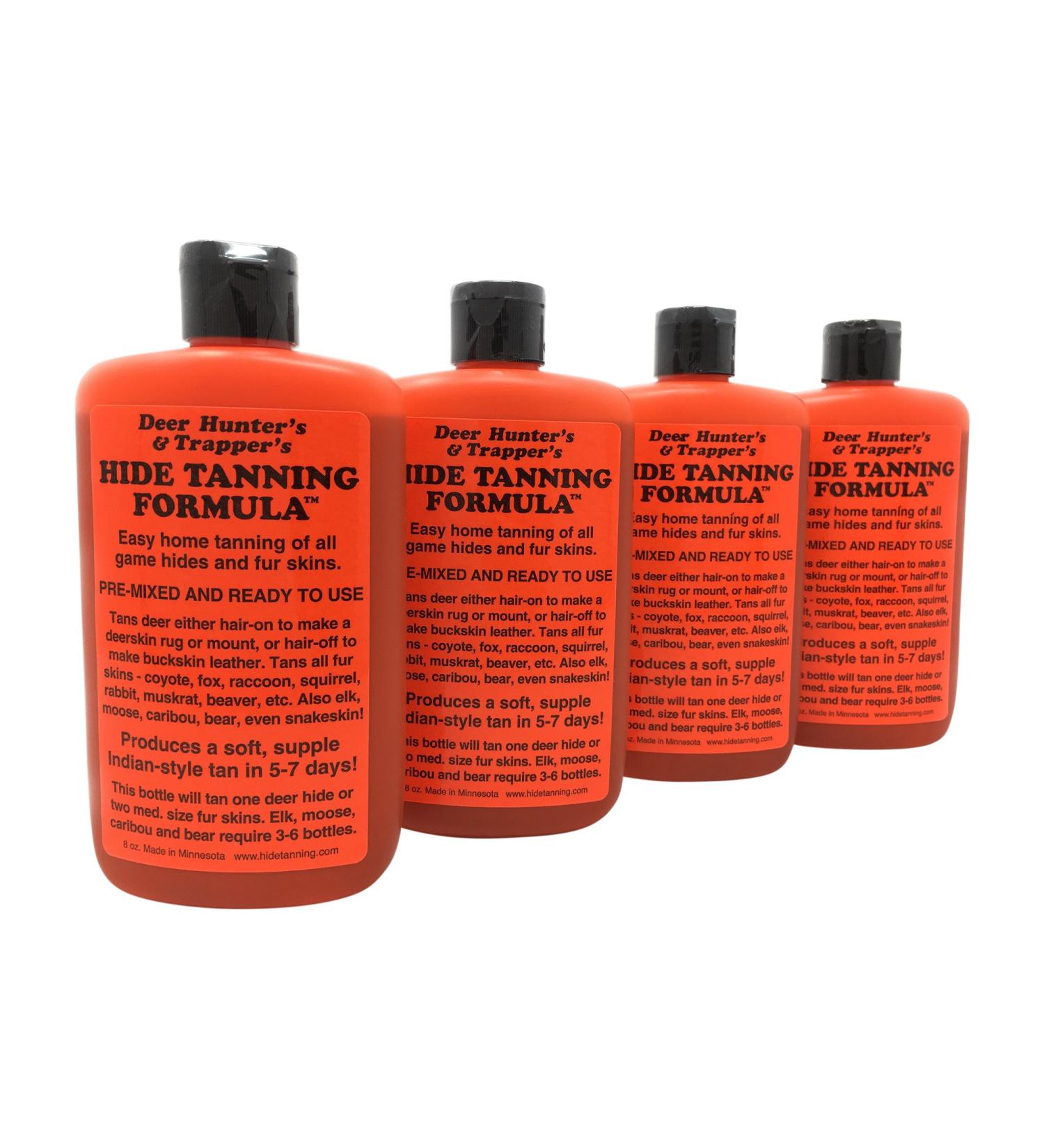 Knoblochs Deer Hunter's & Trapper's Hide & Fur Tanning Formula Multi Pack 4 - Premium Fur Tanning Solution - Buy Online on SooperMarket.com