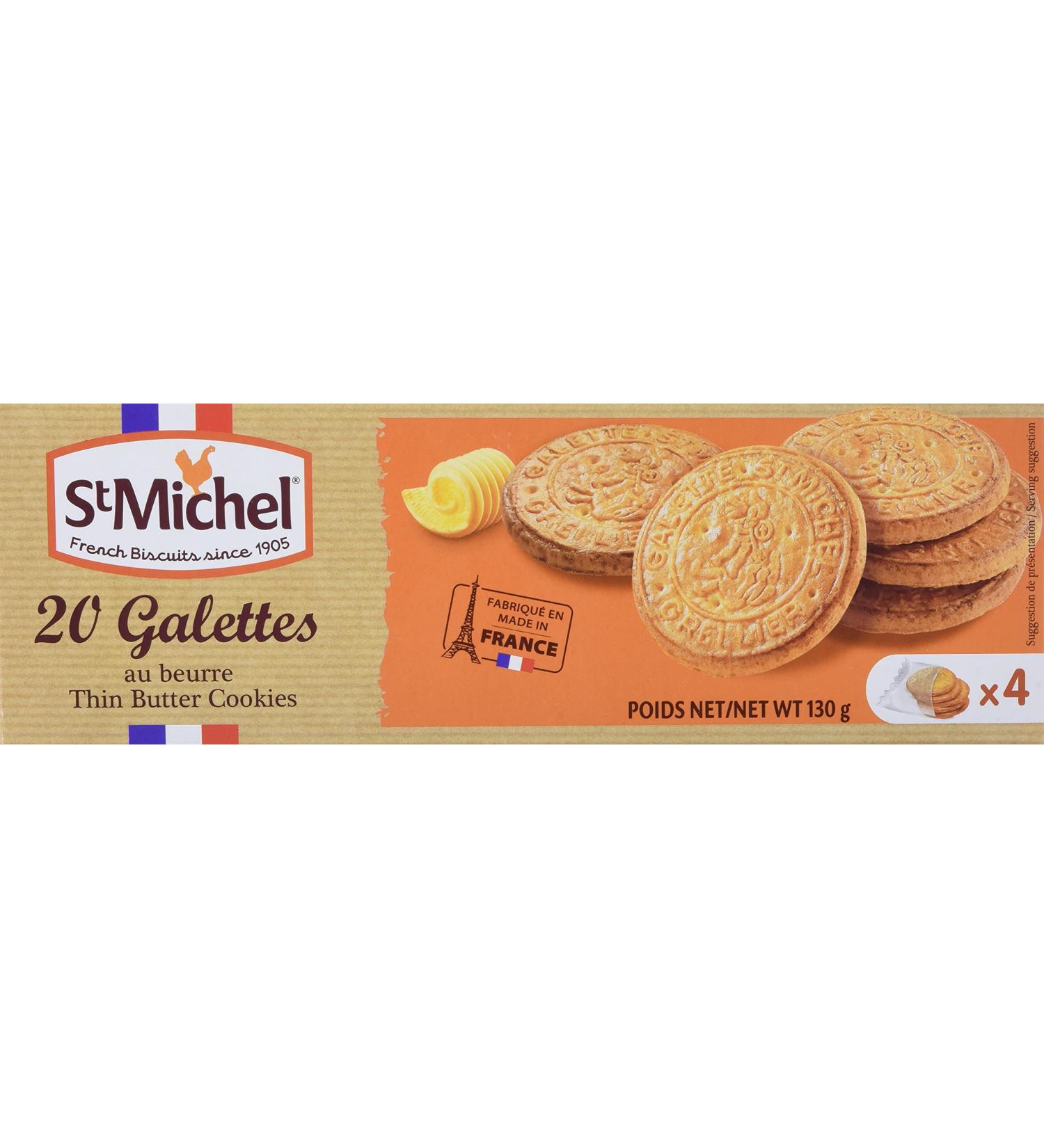 St Michel Classic Galettes 5.09oz - Traditional French Butter Biscuits - Buy Online on SooperMarket.com