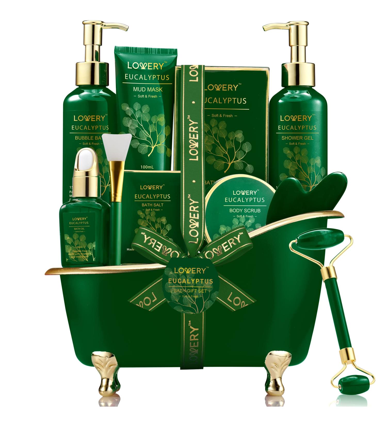 Unique Birthday Gifts for Women & Men - Eucalyptus Spa Gift Baskets & Bath Gift Sets for Ultimate Relaxation - Buy Online on SooperMarket.com