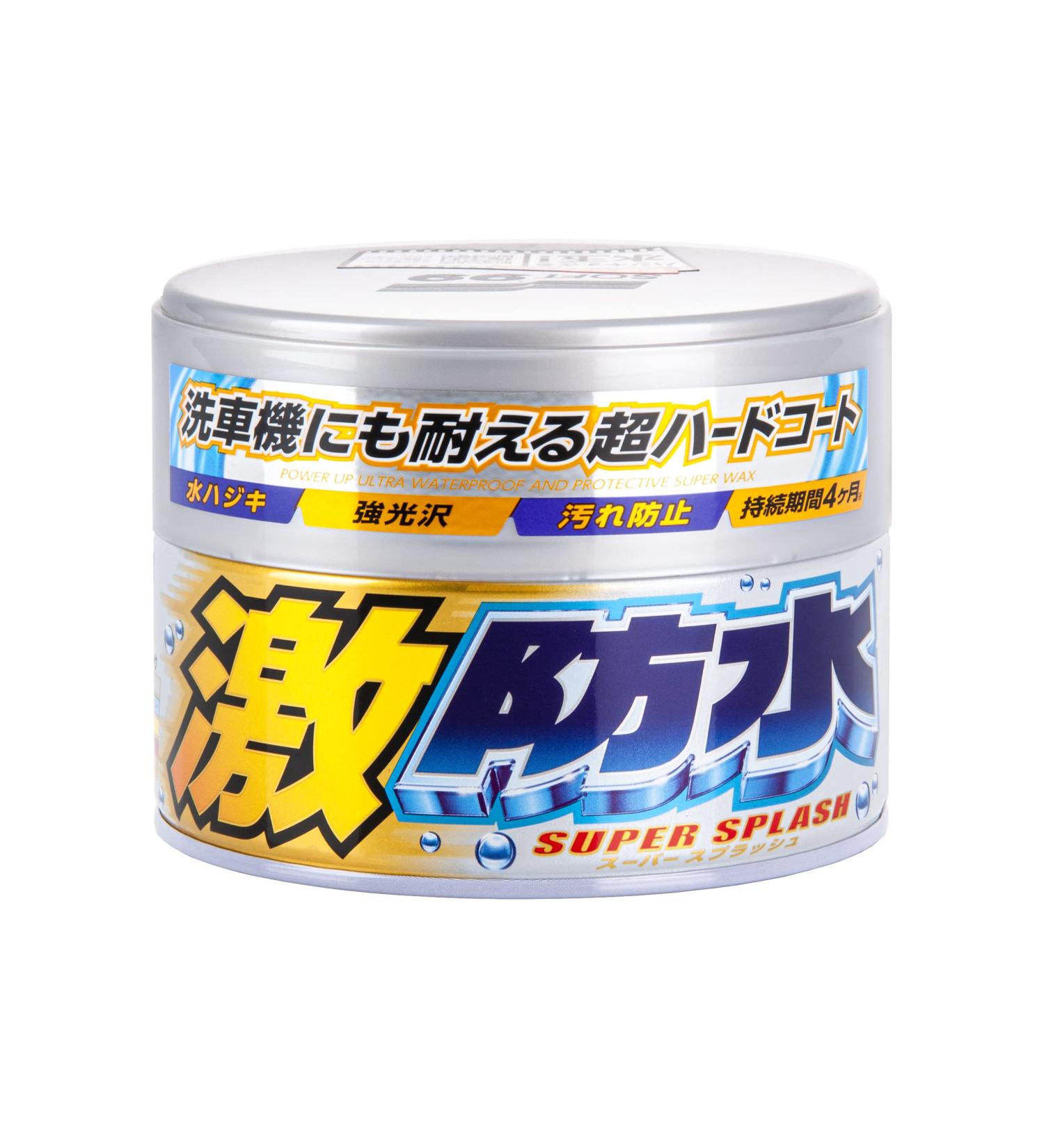 SOFT99 Water Block Super Splash Wax - Light Color for Dark & Light Cars | Premium Protective Wax - Buy Online on SooperMarket.com