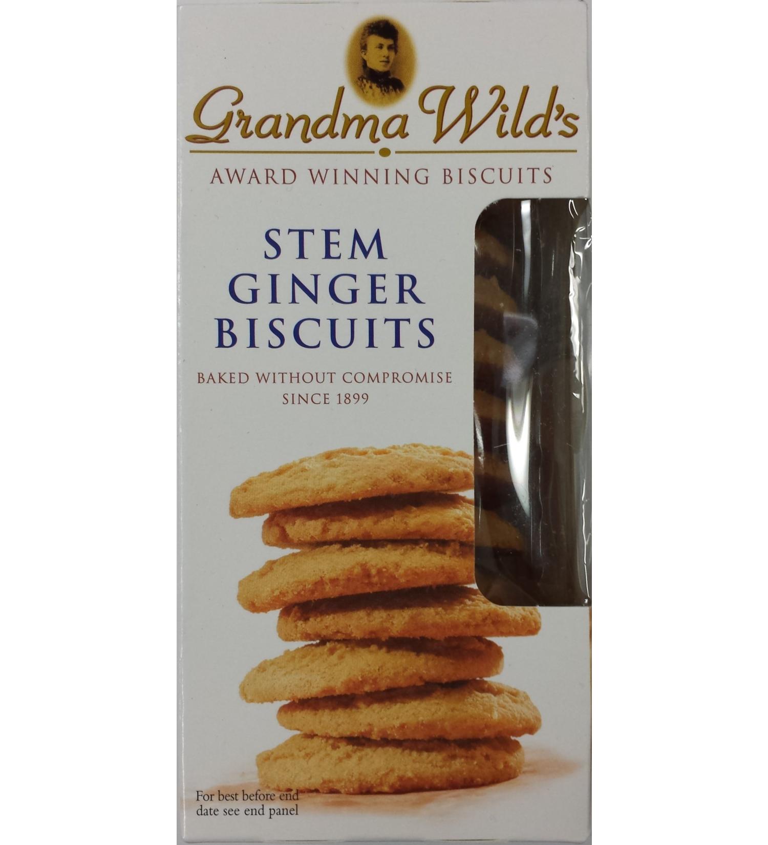 Grandma Wild's Stem Ginger Biscuits 150g