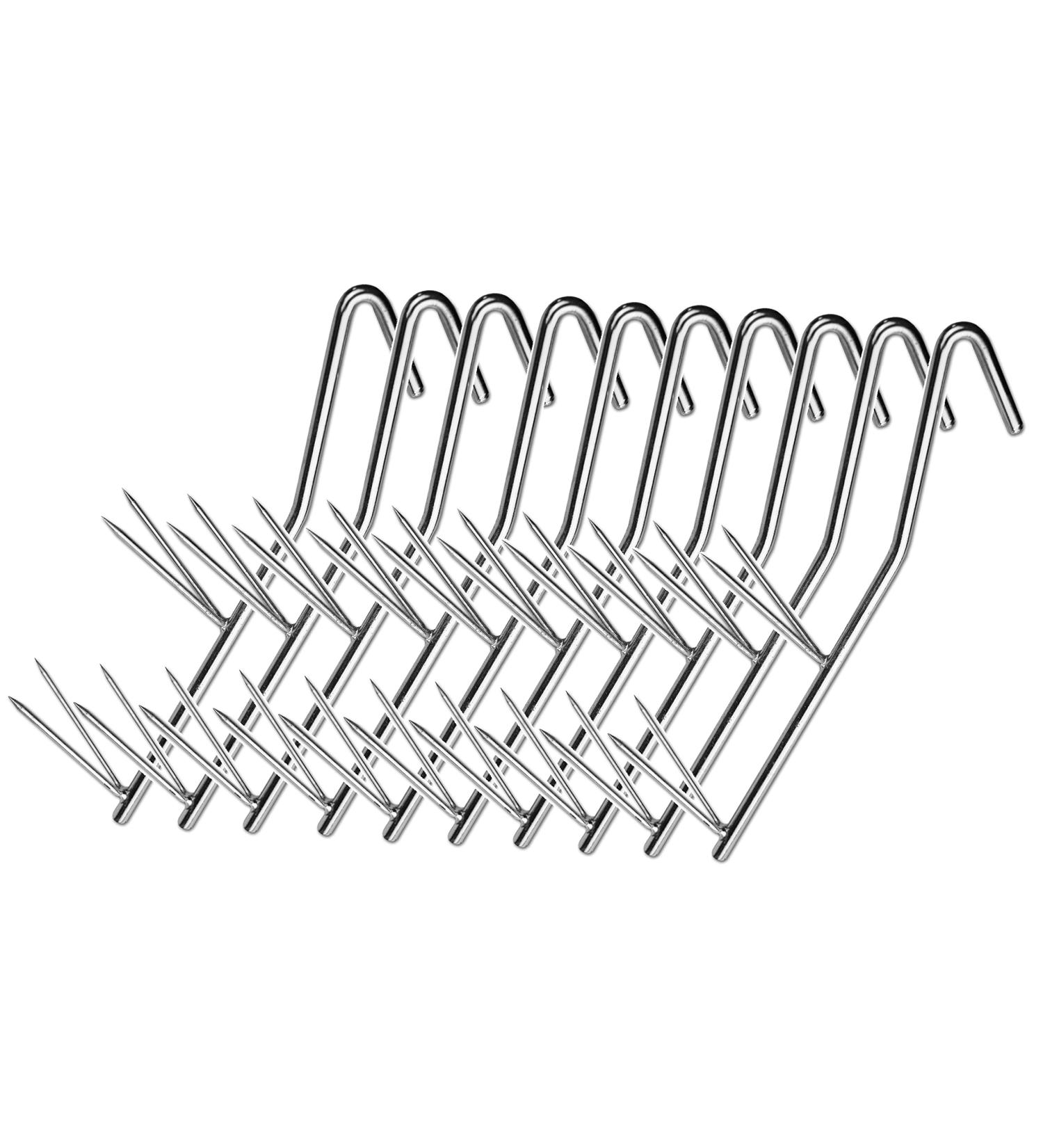 Buy 10 Pieces Double V-Tip 17 cm Fish Smoking Hooks - Premium Quality International Shipping - Buy Online on SooperMarket.com