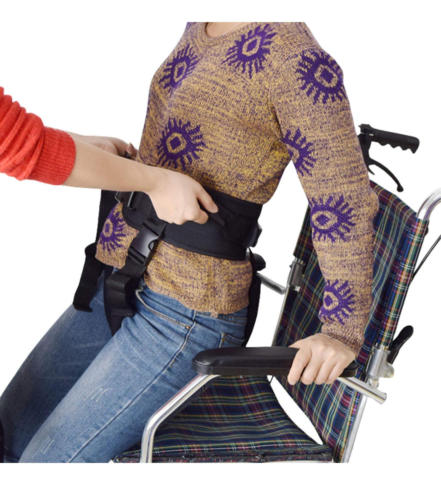 Transfer Belt Transfer Belt with Leg Loops Medical Nursing Safety Assist Training Device Walking Standing Rehabilitation Belt - Pediatric Elderly (Black) M - Buy Online on SooperMarket.com