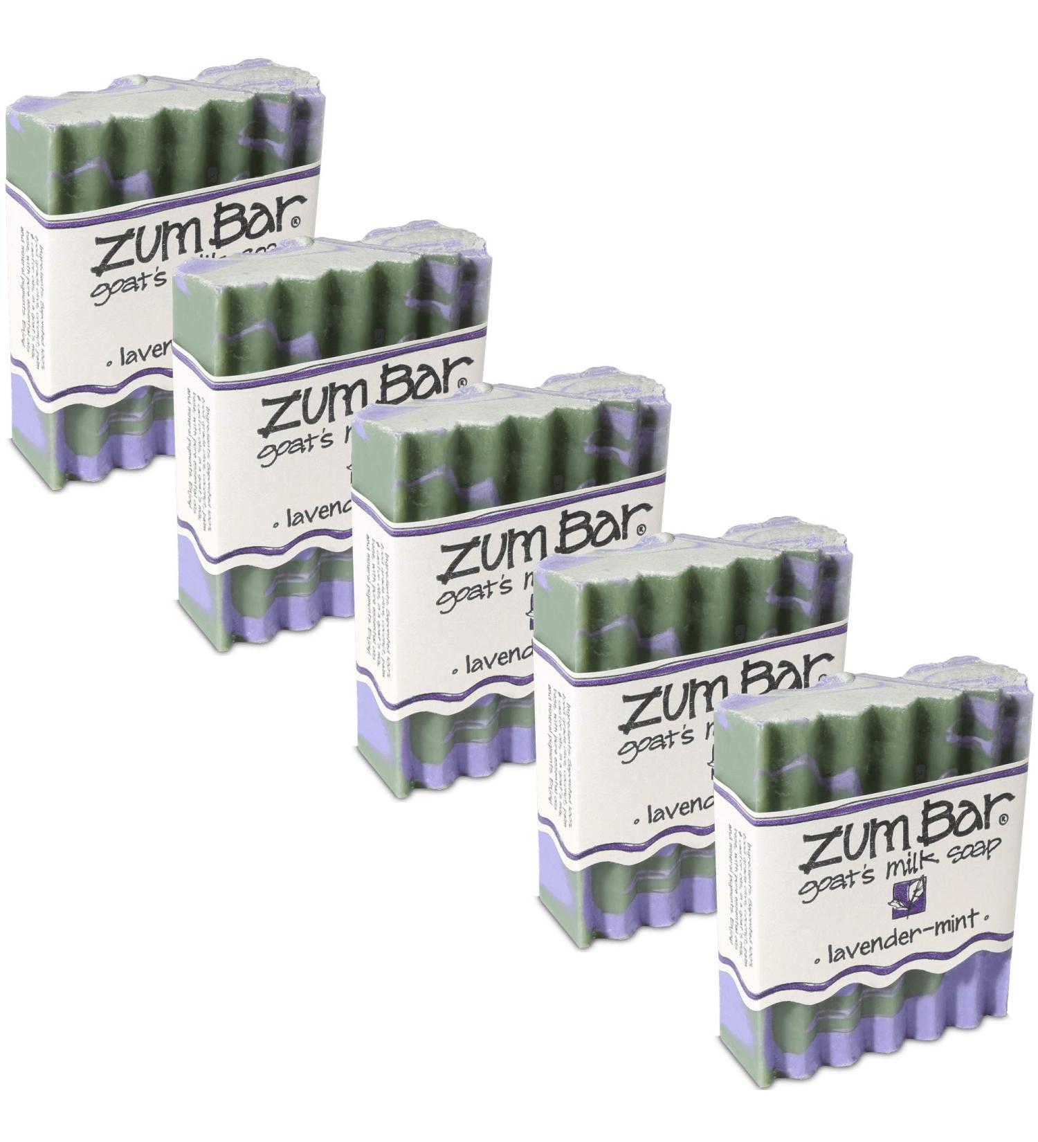 Indigo Wild Zum Bar Lavender-Mint Goat's Milk Soap - 3 oz Natural Cleanser - Buy Online on SooperMarket.com