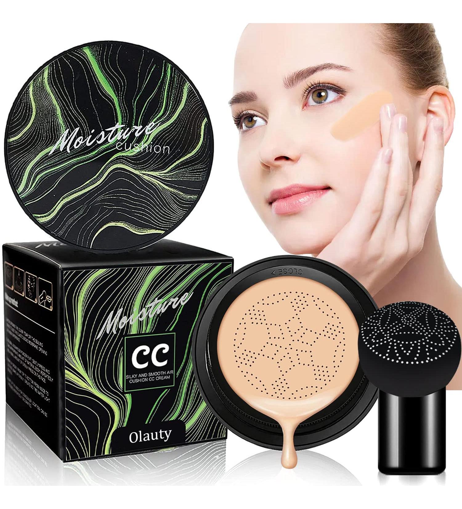 Mushroom Head Air Cushion CC Cream - Moisturizing BB Cream for All Skin Types - Waterproof & Long-Lasting Coverage - Natural Finish - Buy Online on SooperMarket.com