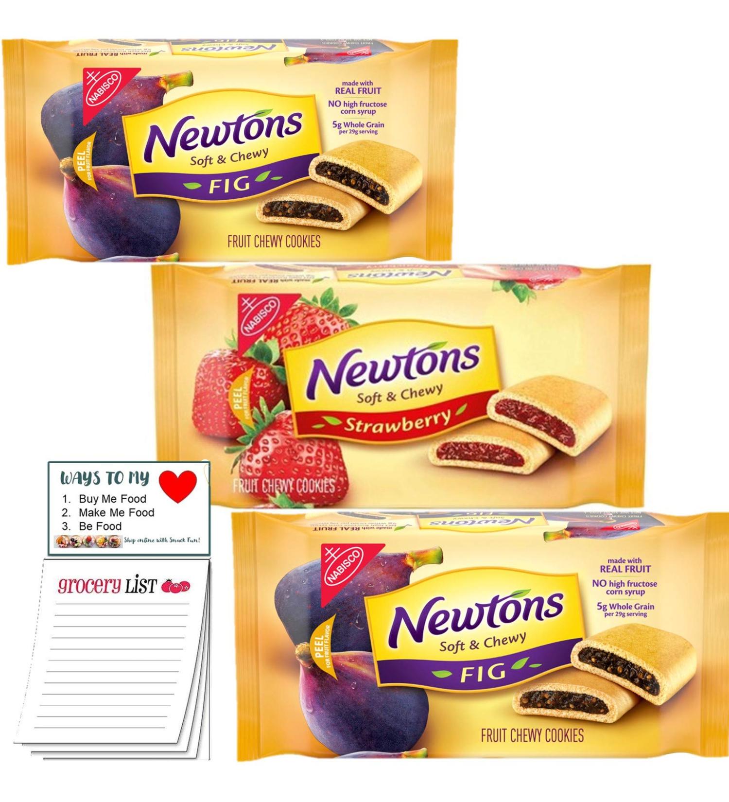 Fig Newton Variety Pack - Soft & Chewy Fig 2 Packs + Newtons Strawberry 1 Pack | Snack Fun Shopping Pad - Buy Online on SooperMarket.com