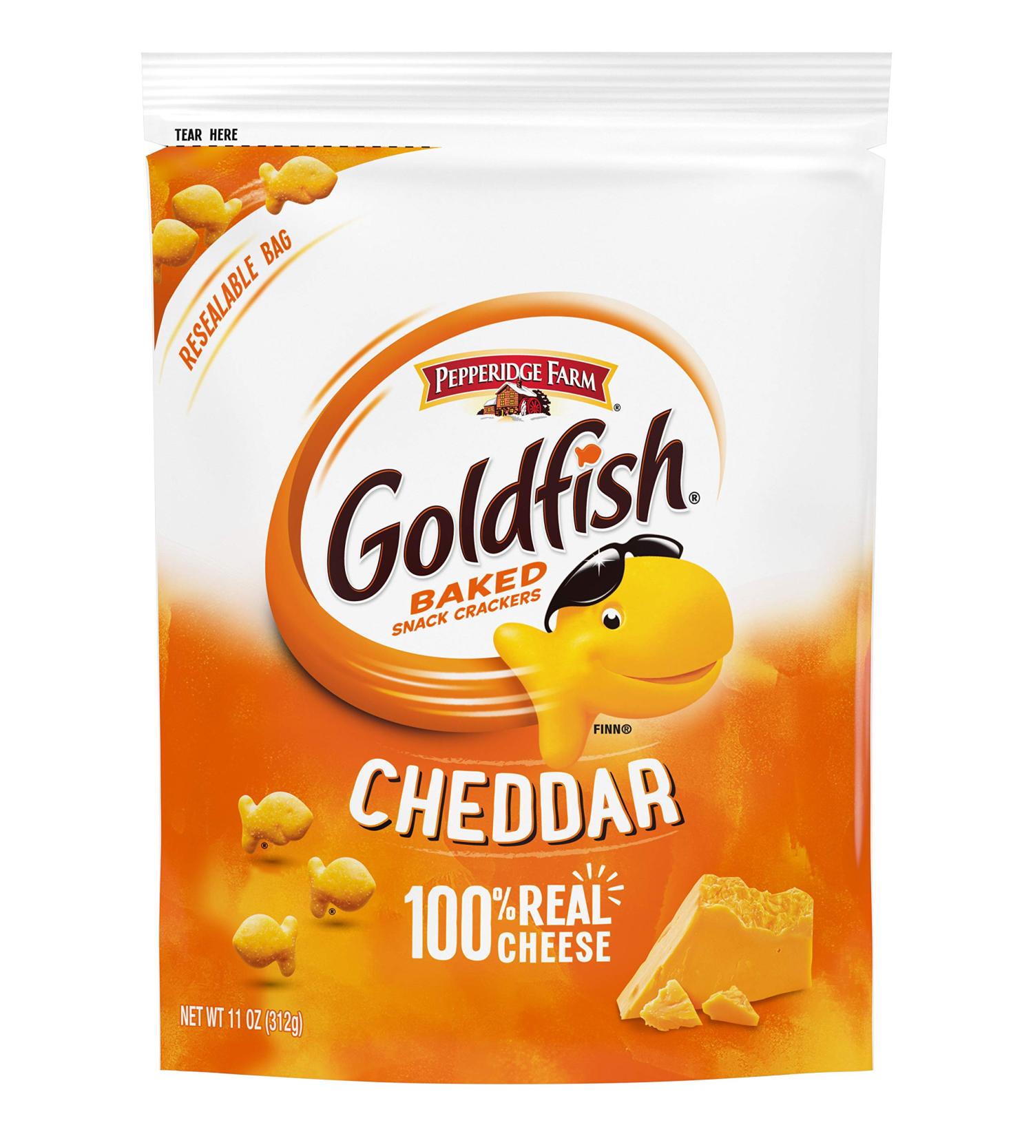 Pepperidge Farm Goldfish Cheddar Crackers 11 Oz. Resealable Bag - Snack Crackers - Buy Online on SooperMarket.com