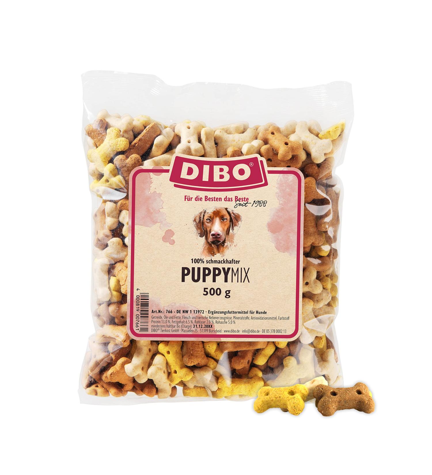 Dibo Puppy-Mix 500g - Healthy Natural Dog Food & Treats | B.A.R.F. Dog Biscuits - Buy Online on SooperMarket.com