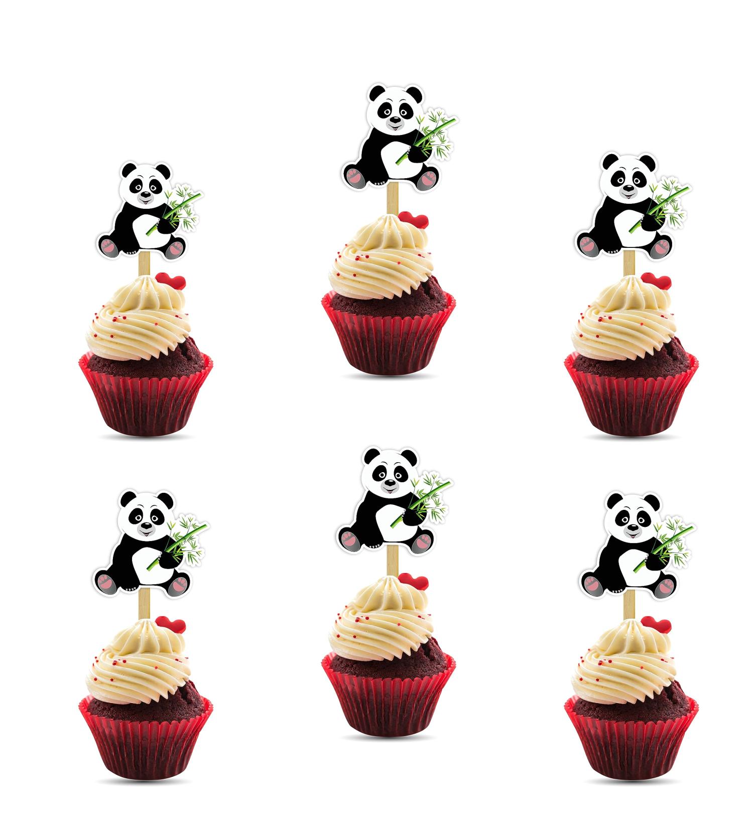 Seyal Panda Cupcake Topper Seyal Panda Cupcake Decoration - Buy Online on SooperMarket.com