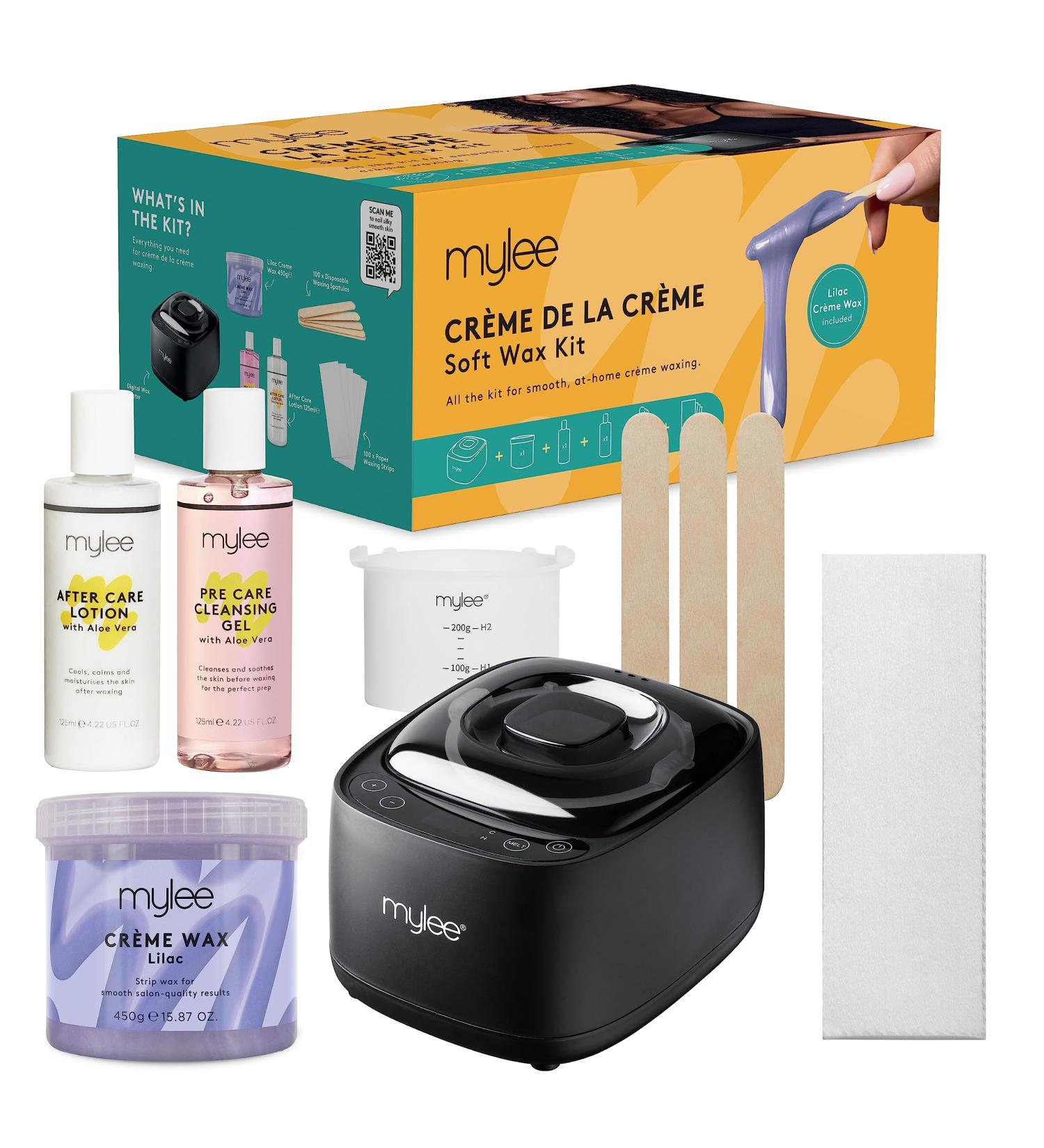 Mylee Creme De La Creme Wax Kit - Professional Home Waxing Set for Smooth Skin - Buy Online on SooperMarket.com