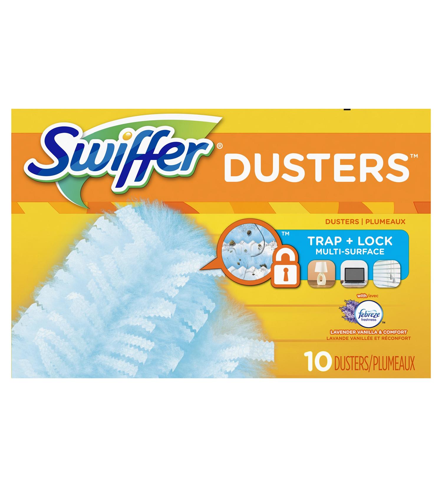 Swiffer 180 Dusters Multi Surface Refills, 10 Count with Febreze Lavender & Vanilla Scent - Packaging May Vary - Buy Online on SooperMarket.com