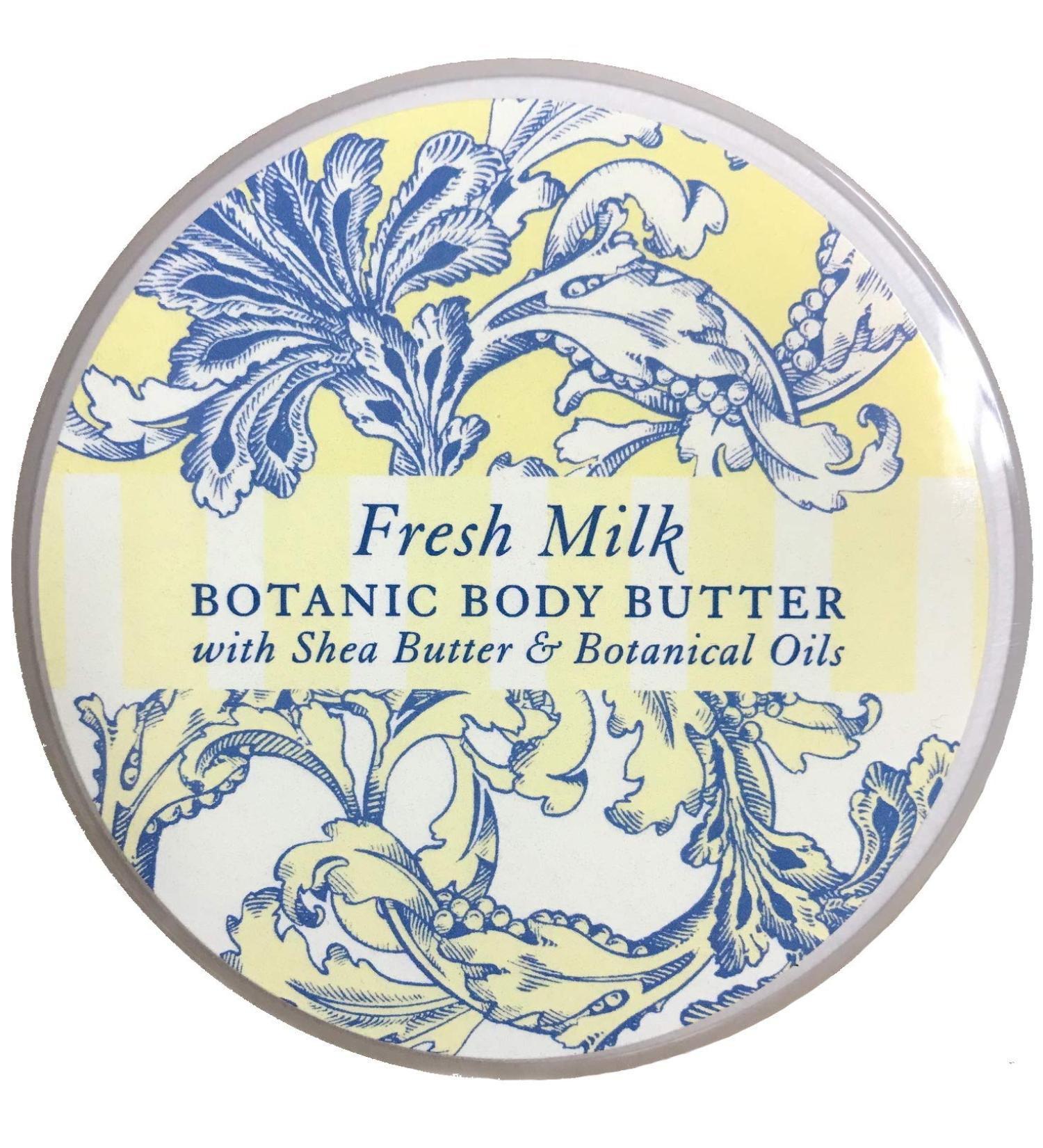 Greenwich Bay Botanic Body Butter Fresh Milk & Shea Butter 8oz Tub
