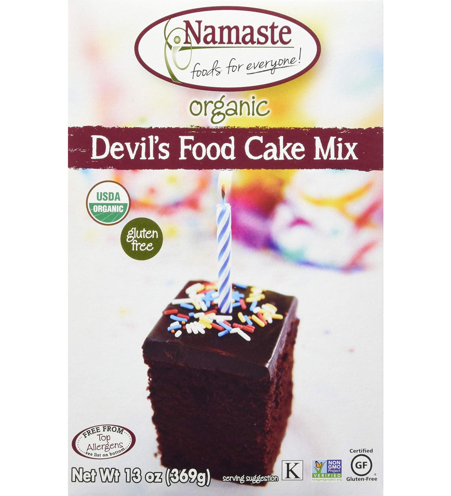 Namaste Foods Organic Devil's Food Cake Mix - 13 oz Gluten-Free Baking Mix - Buy Online on SooperMarket.com