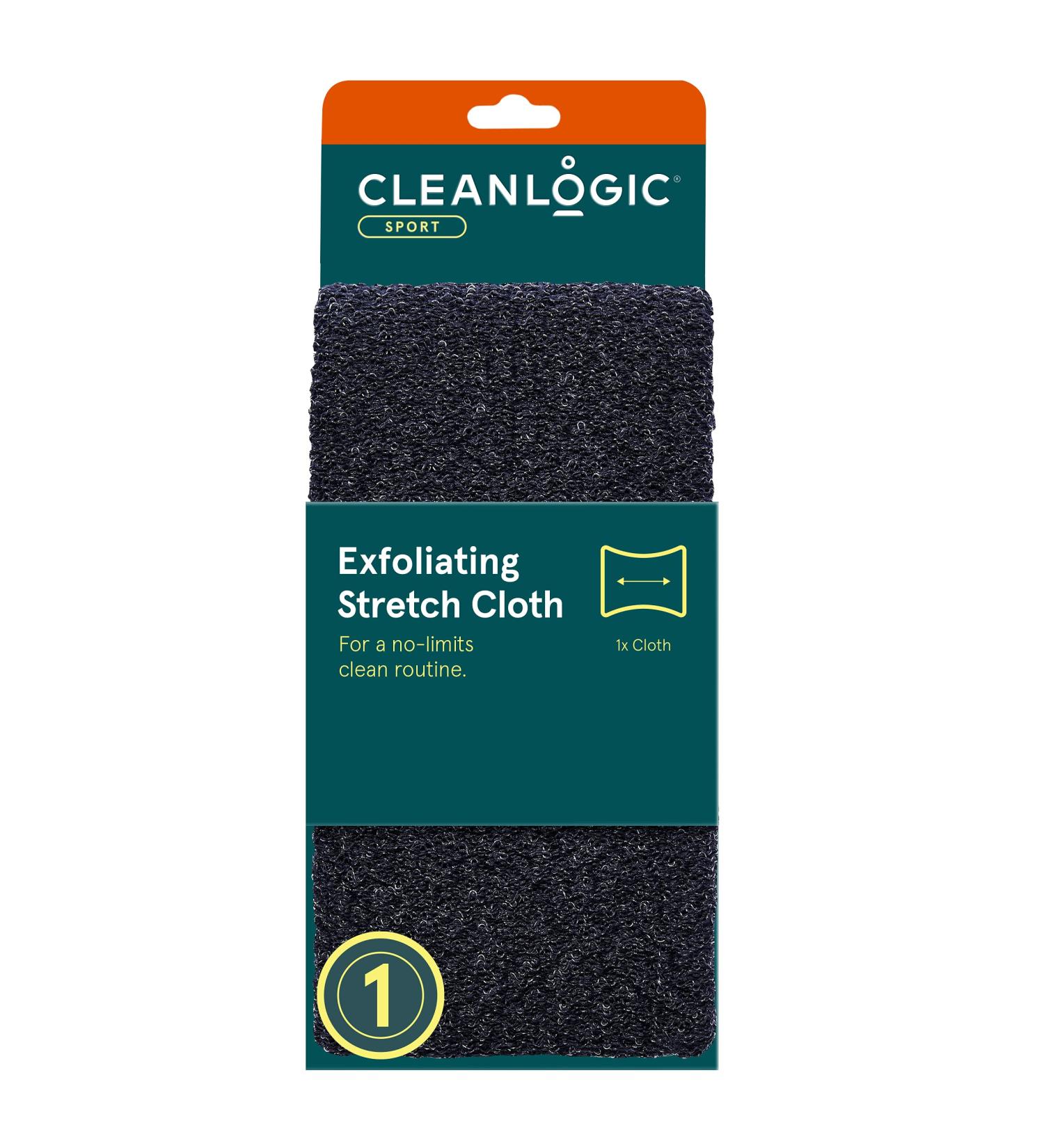 Cleanlogic Men Exfoliating Stretch Wash Cloth - Pack of 6 (Assorted Colors) - Buy Online on SooperMarket.com