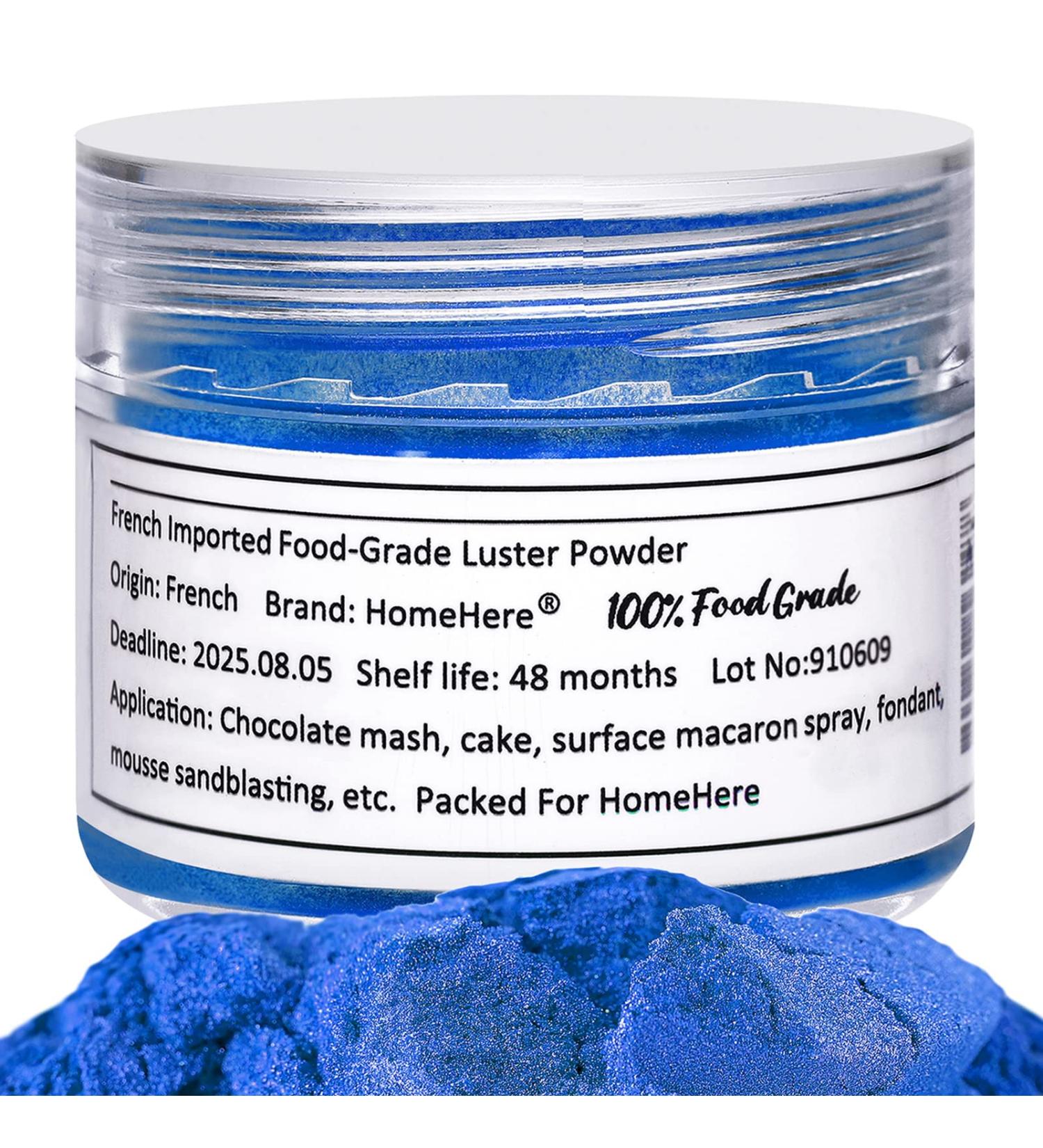 HomeHere Blue Luster Dust Edible Cake Blue Dust (7g) (Blue) - Buy Online on SooperMarket.com