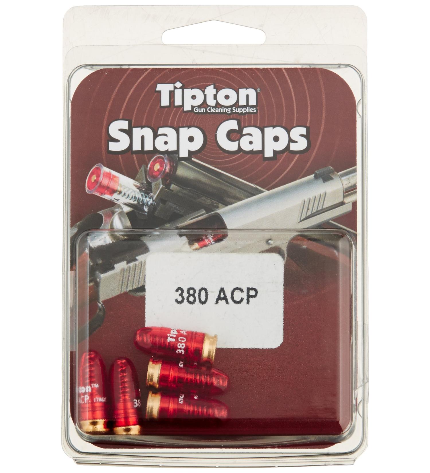 Tipton False Primer Pistol & Revolver Snap Caps - .380 ACP - Reusable for Dry-Firing & Safe Storage - Buy Online on SooperMarket.com