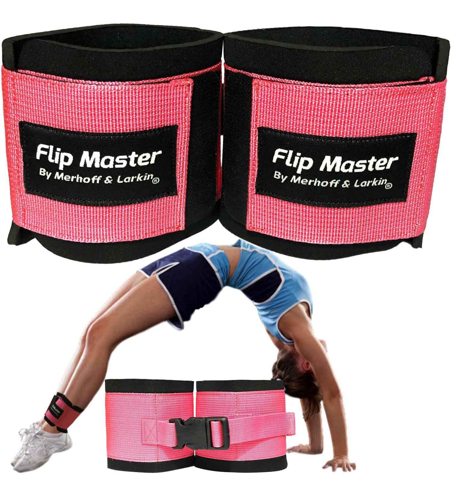 Flip Master Ankle Straps | Tumbling Trainer for Back Flip & Handspring | Gymnastics & Cheerleading Equipment | Adjustable Bands for Girls, Boys & Adults - Buy Online on SooperMarket.com