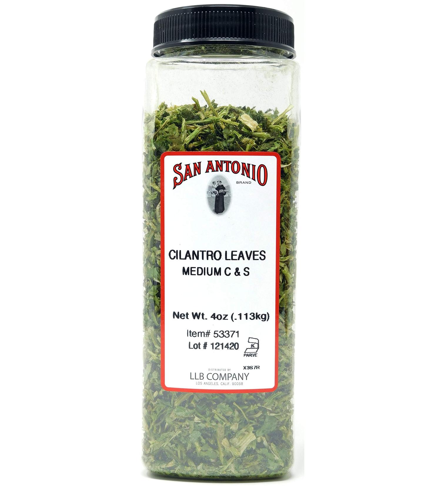 San Antonio Cilantro Leaves Spice and Seasoning Flakes, 4 Ounce