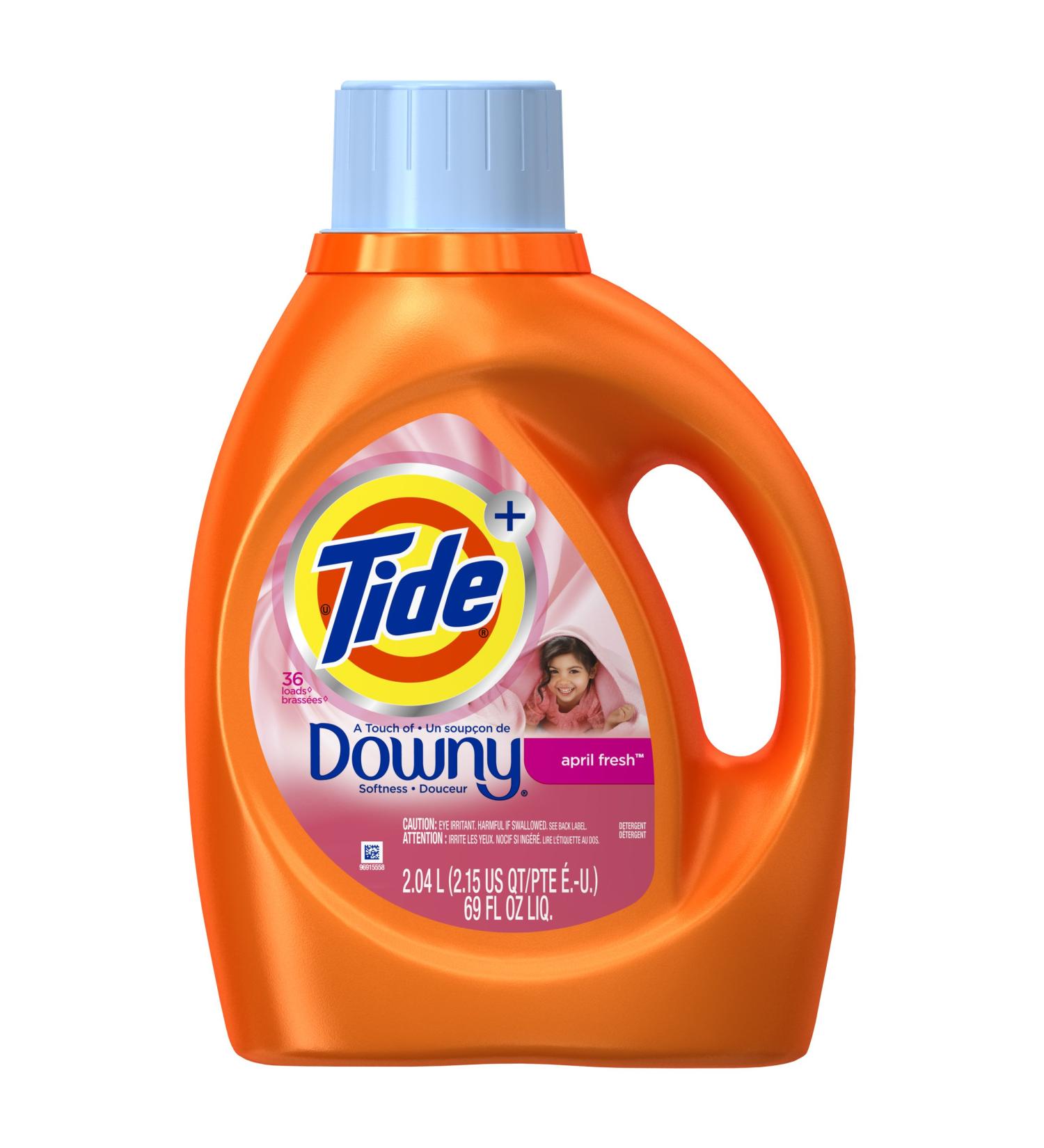 Tide Plus Downy April Fresh Scent Liquid Laundry Detergent 69 oz - 36 Loads | Best International Shipping - Buy Online on SooperMarket.com
