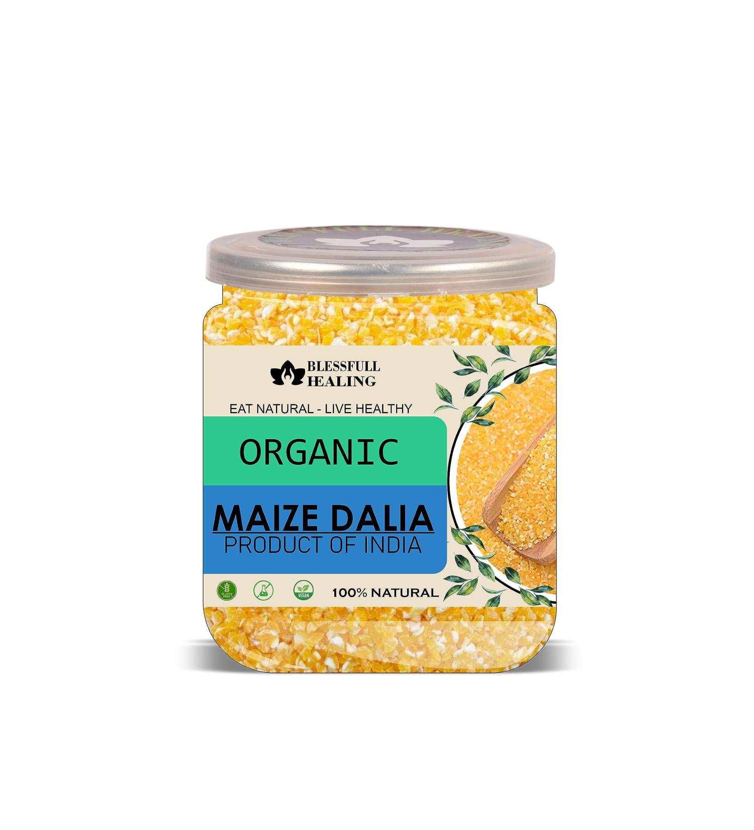 Blessfull Healing Organice Maize Dalia for Breakfast 1 lb (453 Gram) - Buy Online on SooperMarket.com
