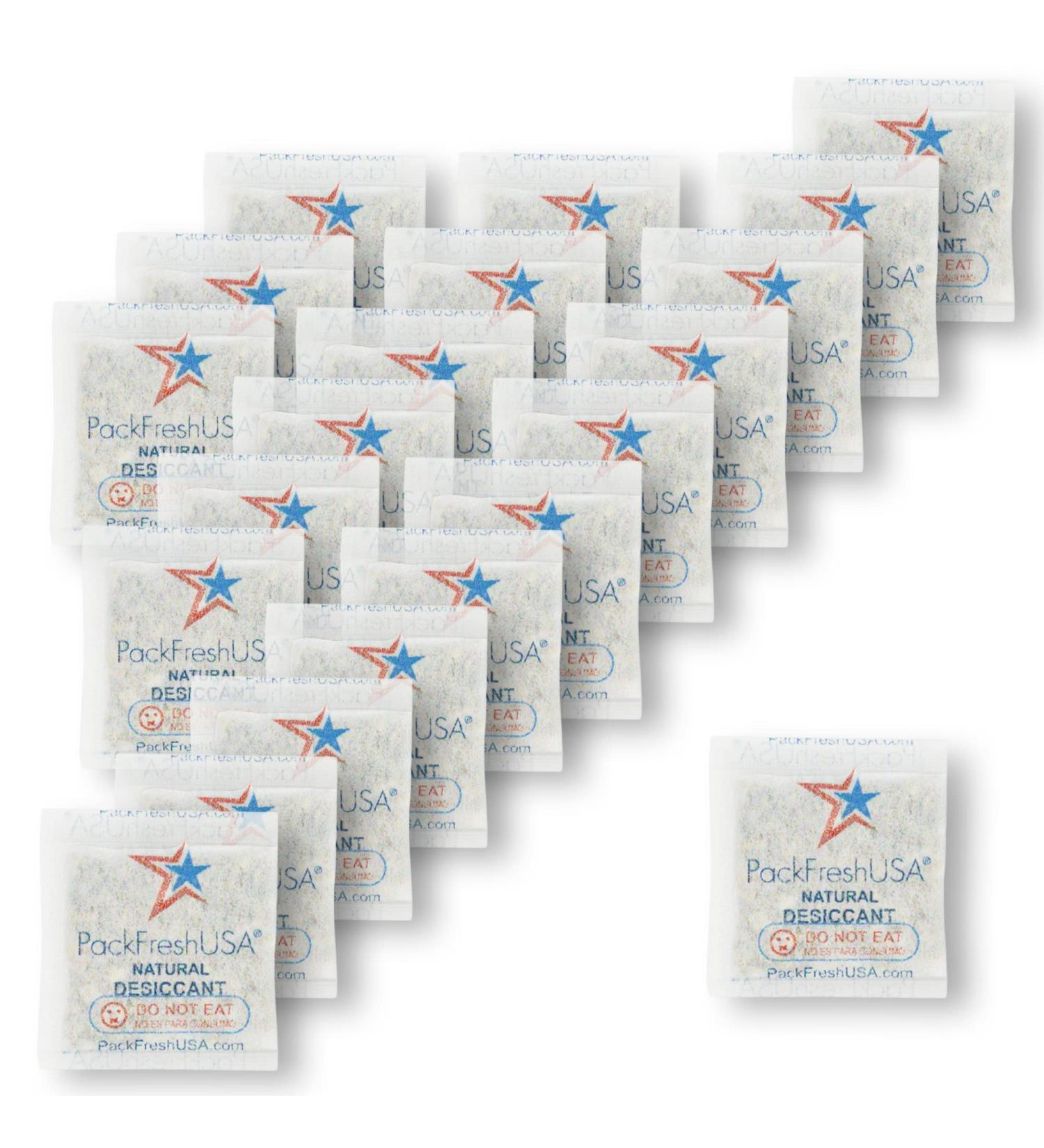 Pack Fresh USA: 10g Premium Non-Toxic Dry Remedies - Reusable Moisture Absorbers for Long-Term Food Storage - 100 Pieces - Buy Online on SooperMarket.com