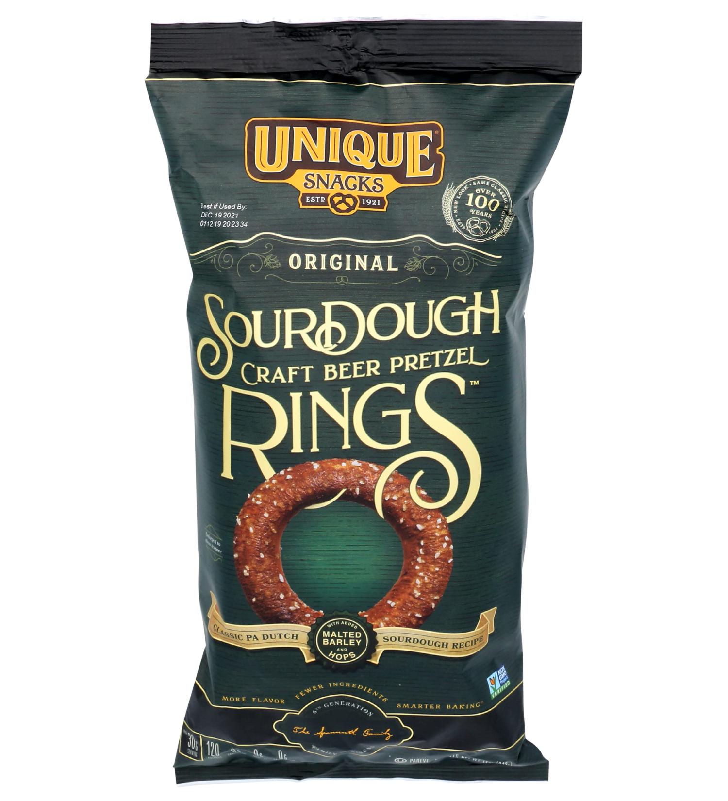 Unique Sourdough Craft Beer Pretzel Rings - 11oz Gourmet Snack - Buy Online on SooperMarket.com