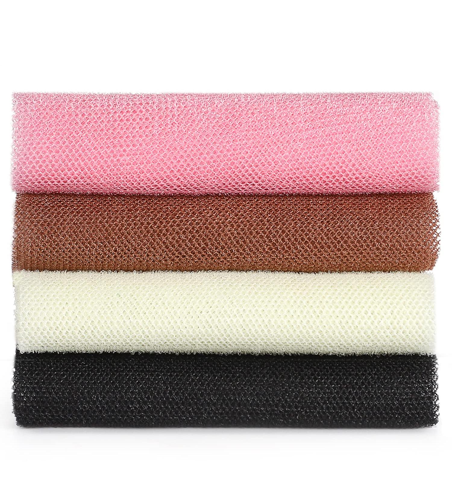 African Exfoliating Net Set - 4 Pack Body Scrubber & Back Scrubber by JASSINS - Buy Online on SooperMarket.com